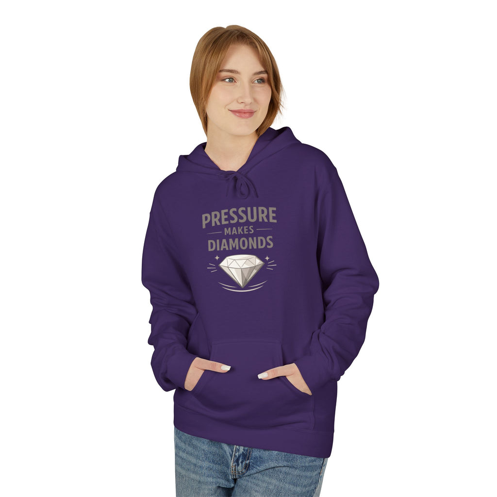 Pressure Makes Diamonds Hoodie — Inspirational Graphic Pullover | RoRi’s Ideas
