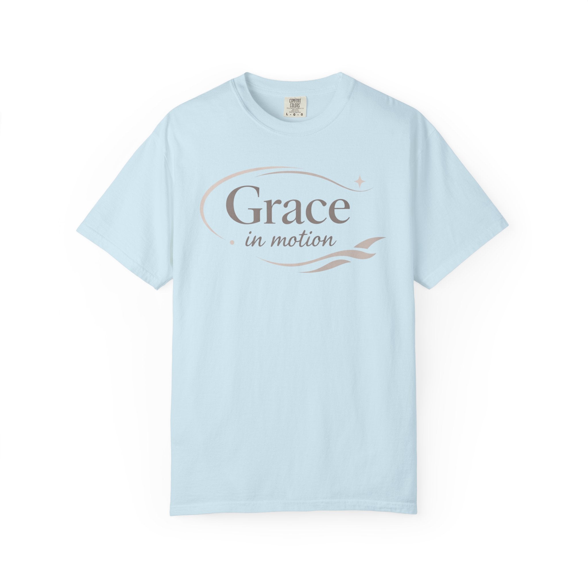 Grace in Motion T-Shirt — "Flow, don’t force" Inspirational Graphic Tee
