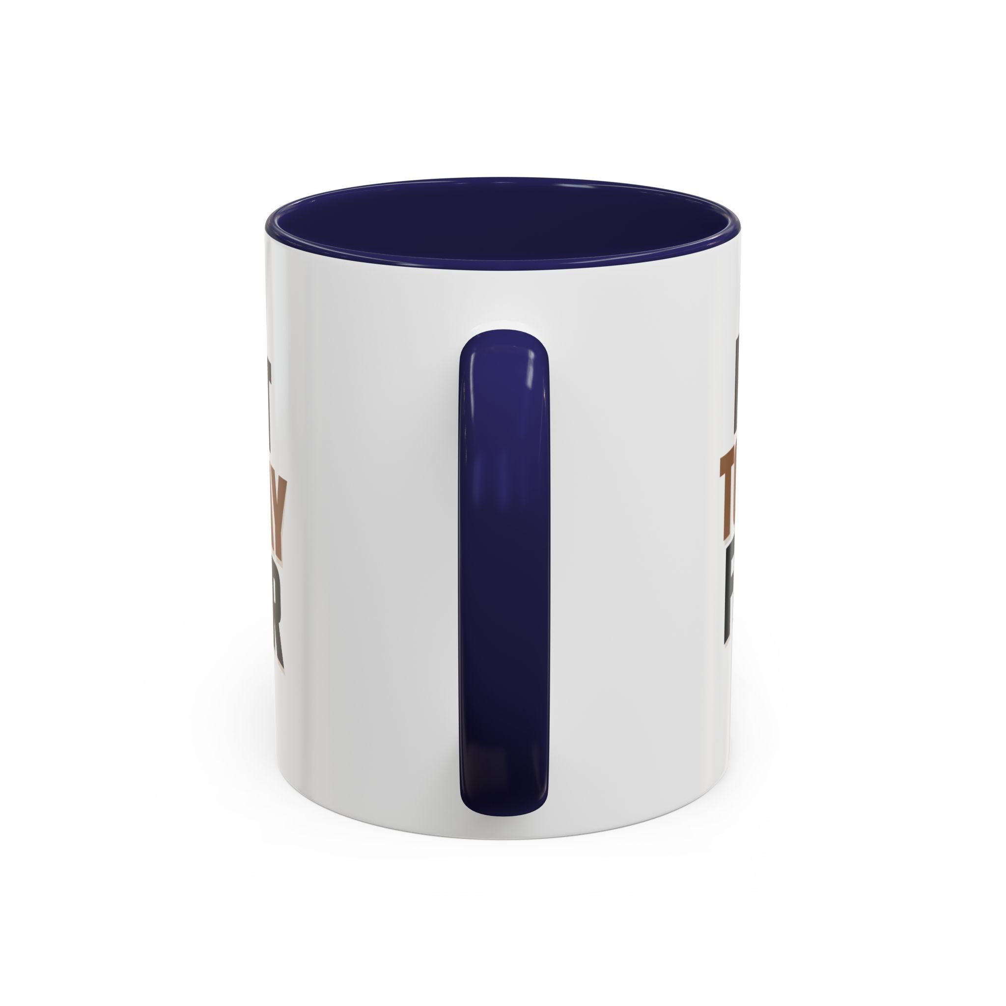 Not Today Fear Accent Coffee Mug — Motivational 11/15oz Ceramic Mug