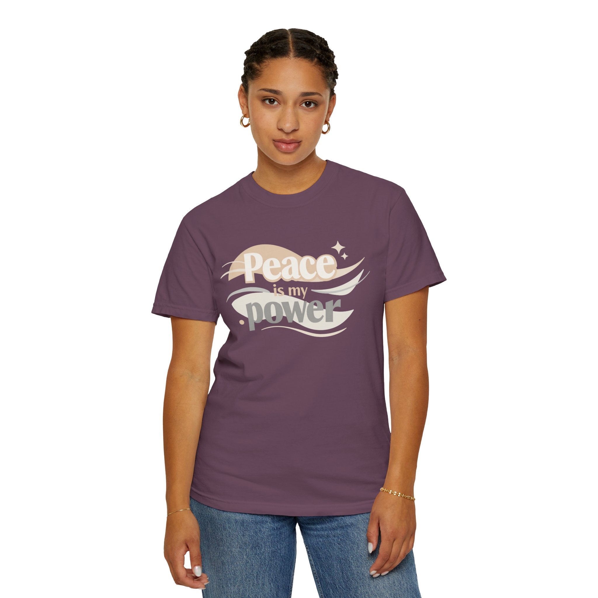 Peace Is My Power T-Shirt — Retro Peace Vibes Tee | RoRi’s Ideas