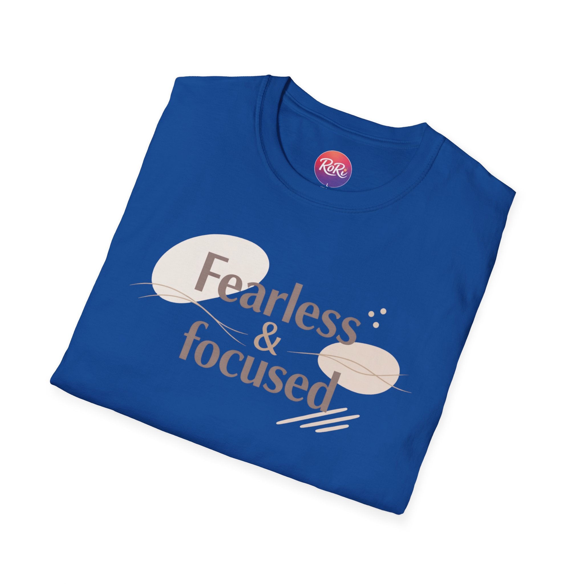 Fearless & Focused Graphic Tee — Motivational Inspirational T-Shirt