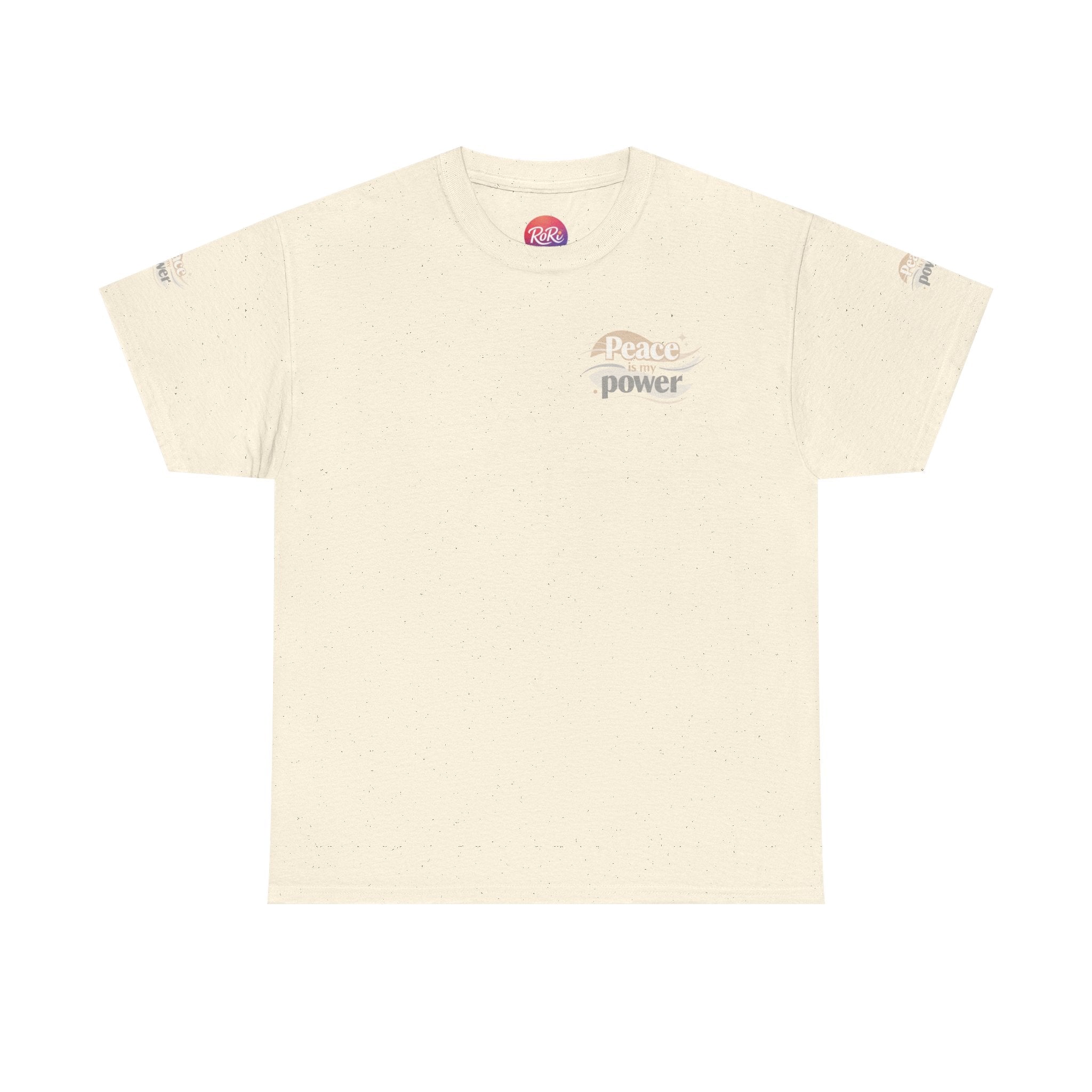 Power Mountain Tee — Minimal Retro Nature Graphic T-Shirt