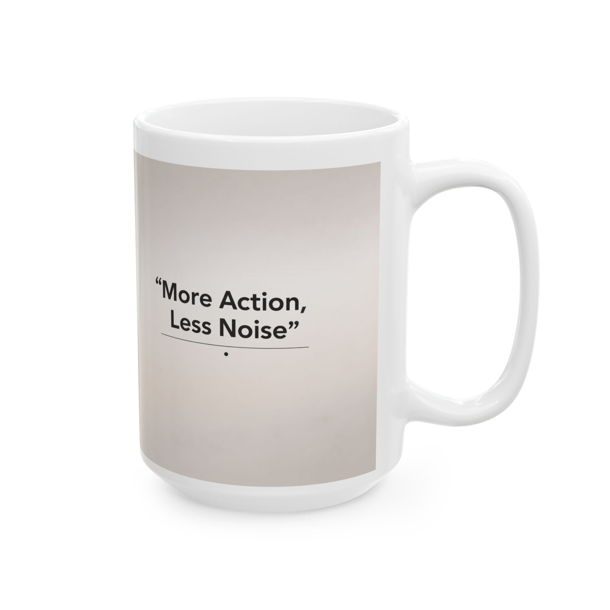 Ceramic Mug — “More Compassion, Less Criticism” Inspirational Coffee Cup I RoRi's Ideas