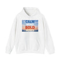 Hoodie — "Calm Mind, Bold Moves" Motivational Graphic Hoodie I RoRis Ideas
