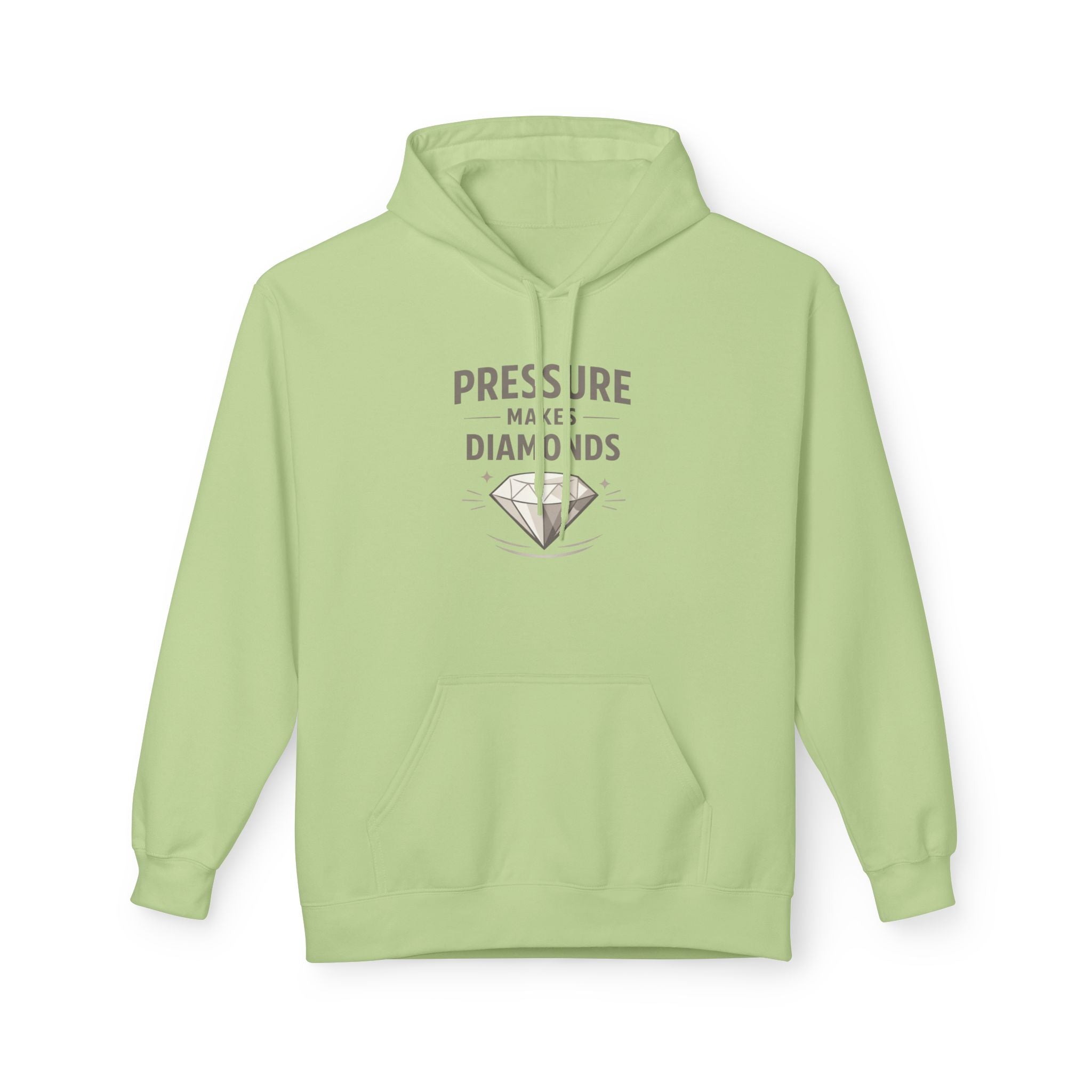 Pressure Makes Diamonds Hoodie — Inspirational Graphic Pullover | RoRi’s Ideas