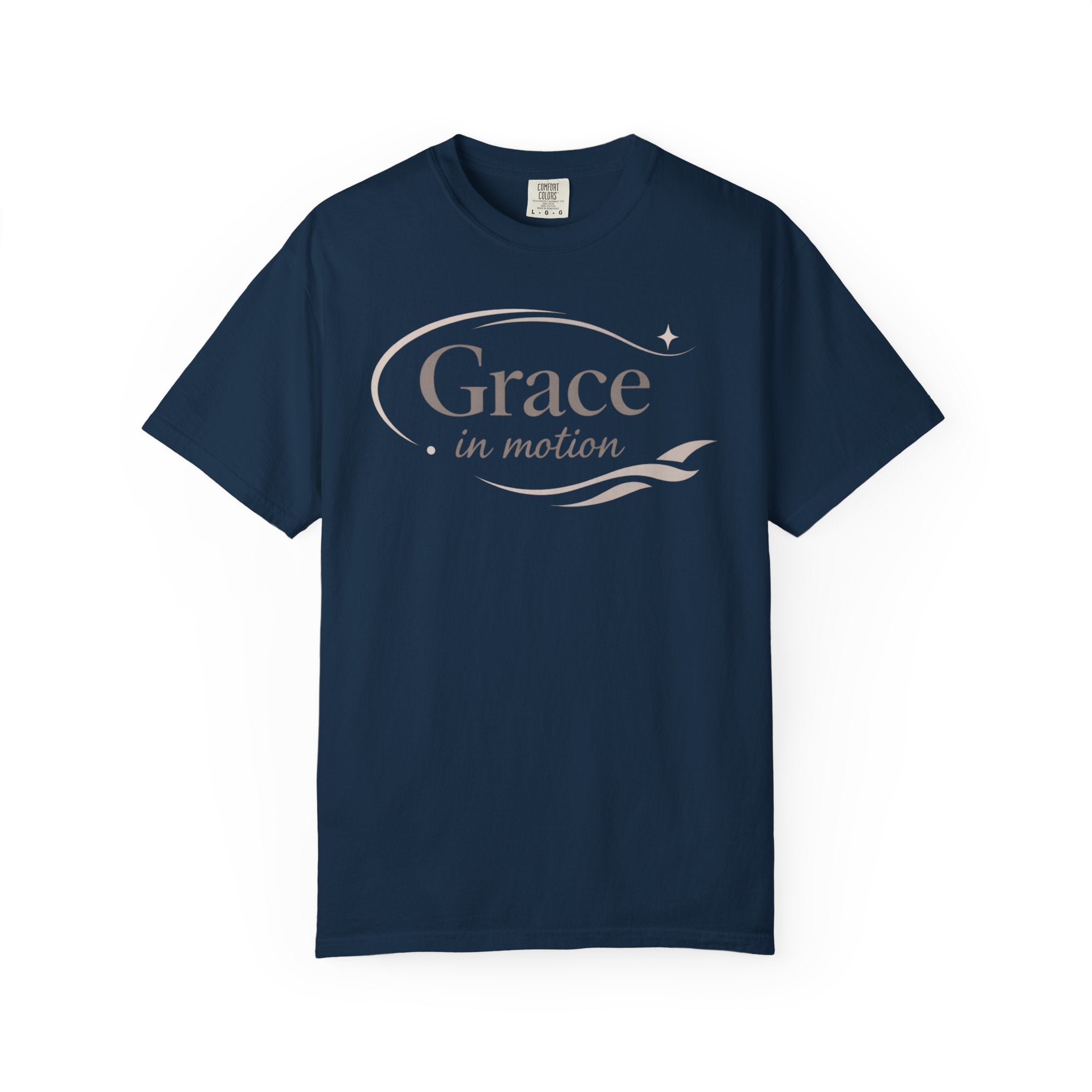 Grace in Motion T-Shirt — "Flow, don’t force" Inspirational Graphic Tee