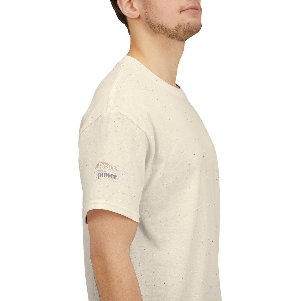 Power Mountain Tee — Minimal Retro Nature Graphic T-Shirt