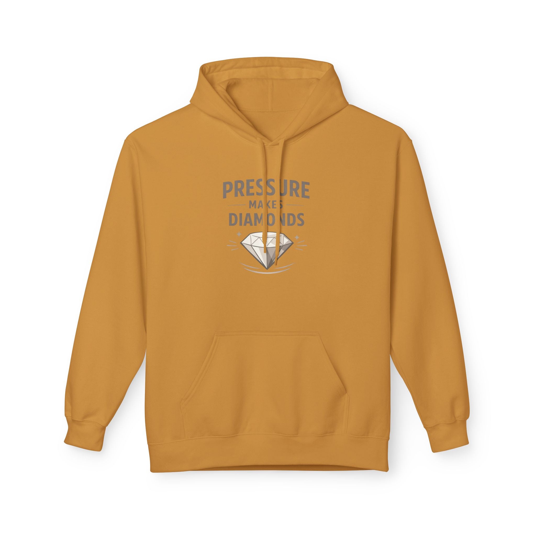 Pressure Makes Diamonds Hoodie — Inspirational Graphic Pullover | RoRi’s Ideas