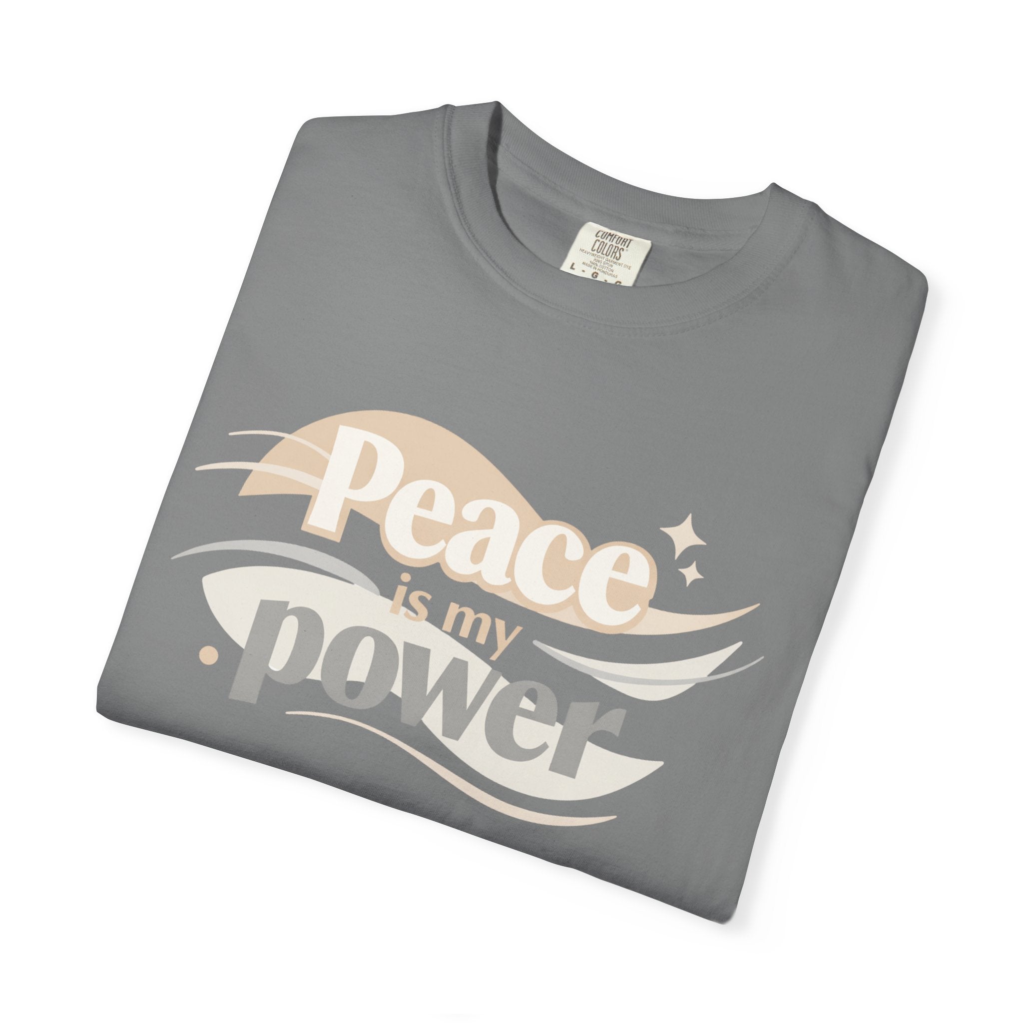 Peace Is My Power T-Shirt — Retro Peace Vibes Tee | RoRi’s Ideas