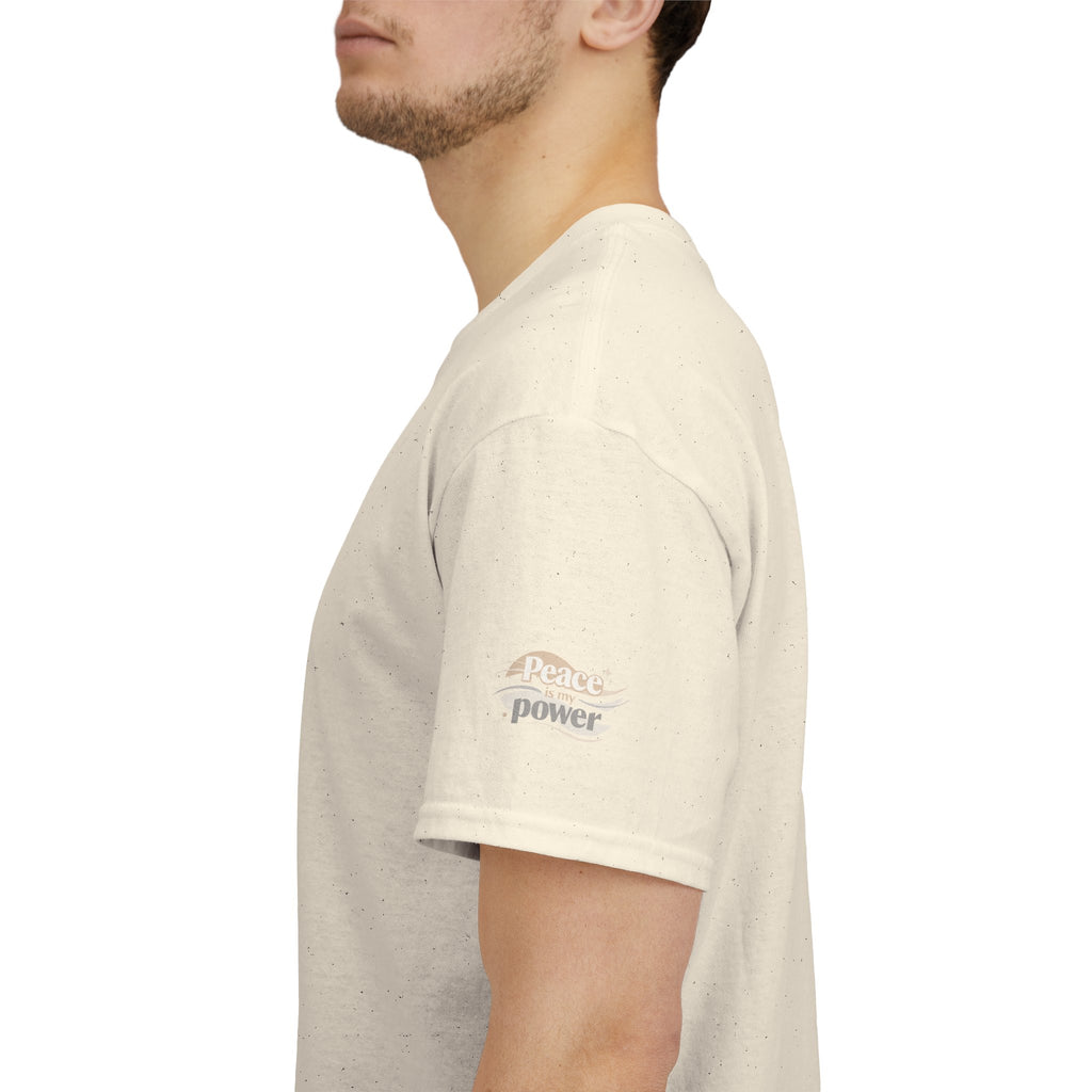 Power Mountain Tee — Minimal Retro Nature Graphic T-Shirt