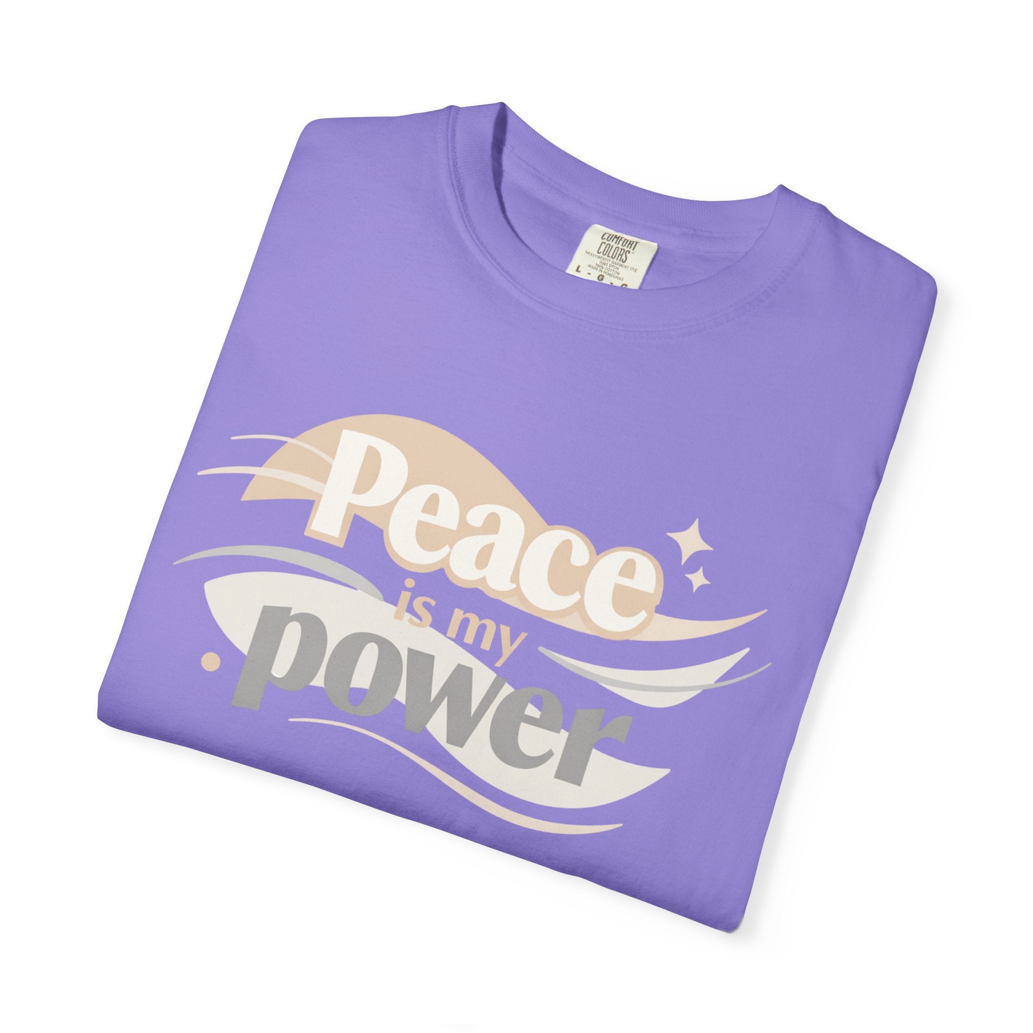 Peace Is My Power T-Shirt — Retro Peace Vibes Tee | RoRi’s Ideas