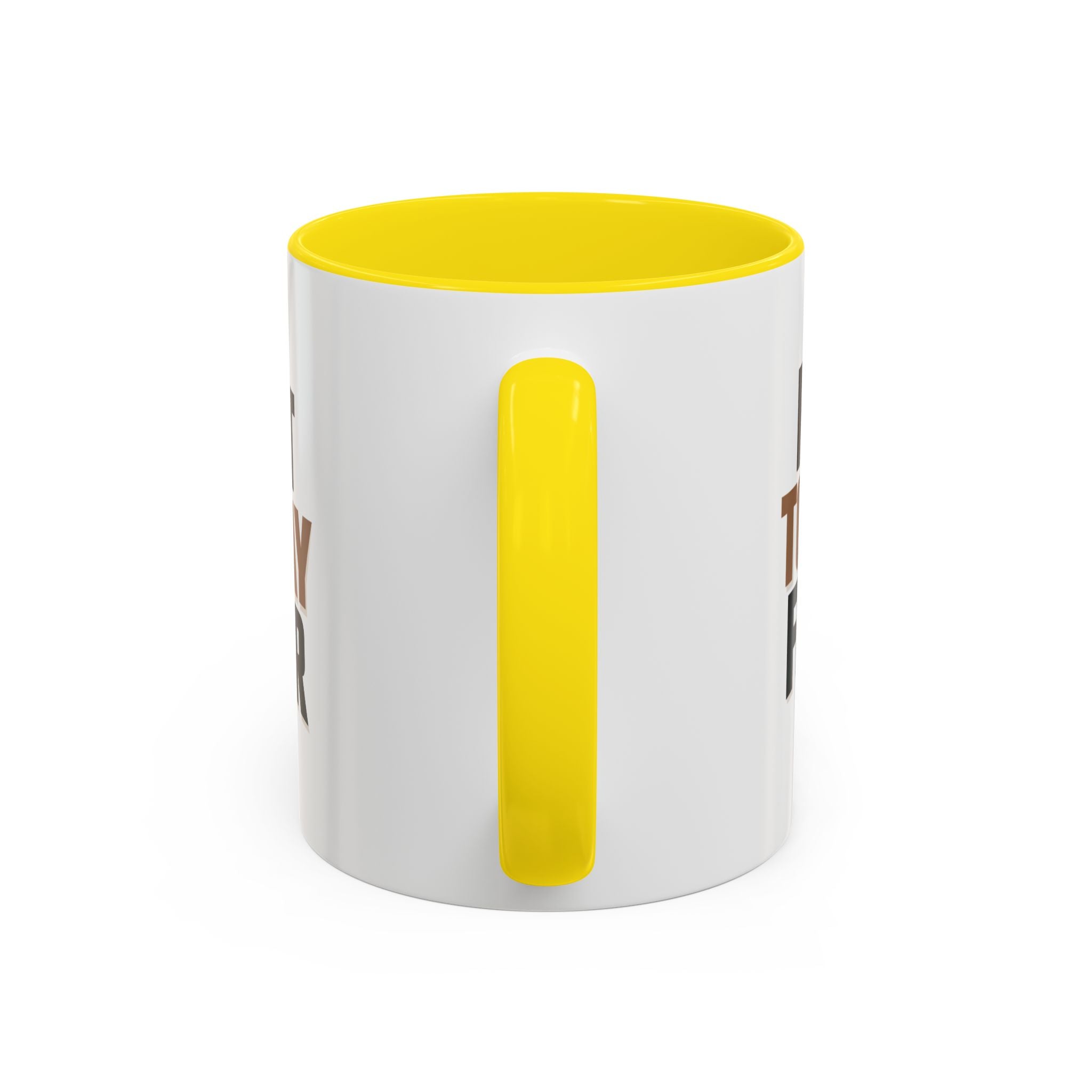 Not Today Fear Accent Coffee Mug — Motivational 11/15oz Ceramic Mug