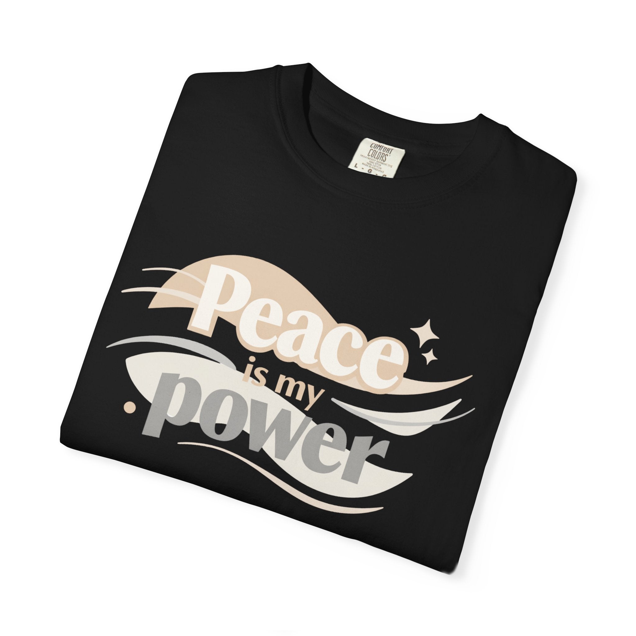 Peace Is My Power T-Shirt — Retro Peace Vibes Tee | RoRi’s Ideas