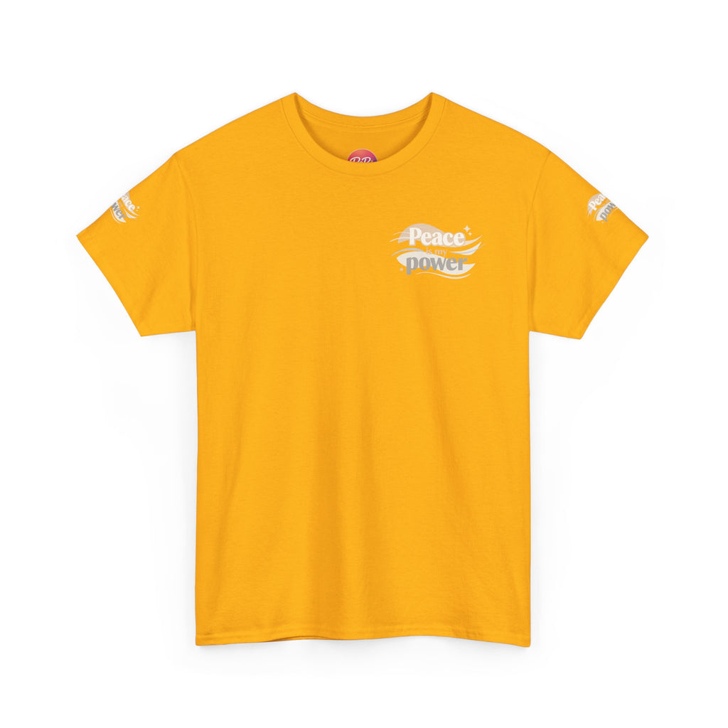 Power Mountain Tee — Minimal Retro Nature Graphic T-Shirt