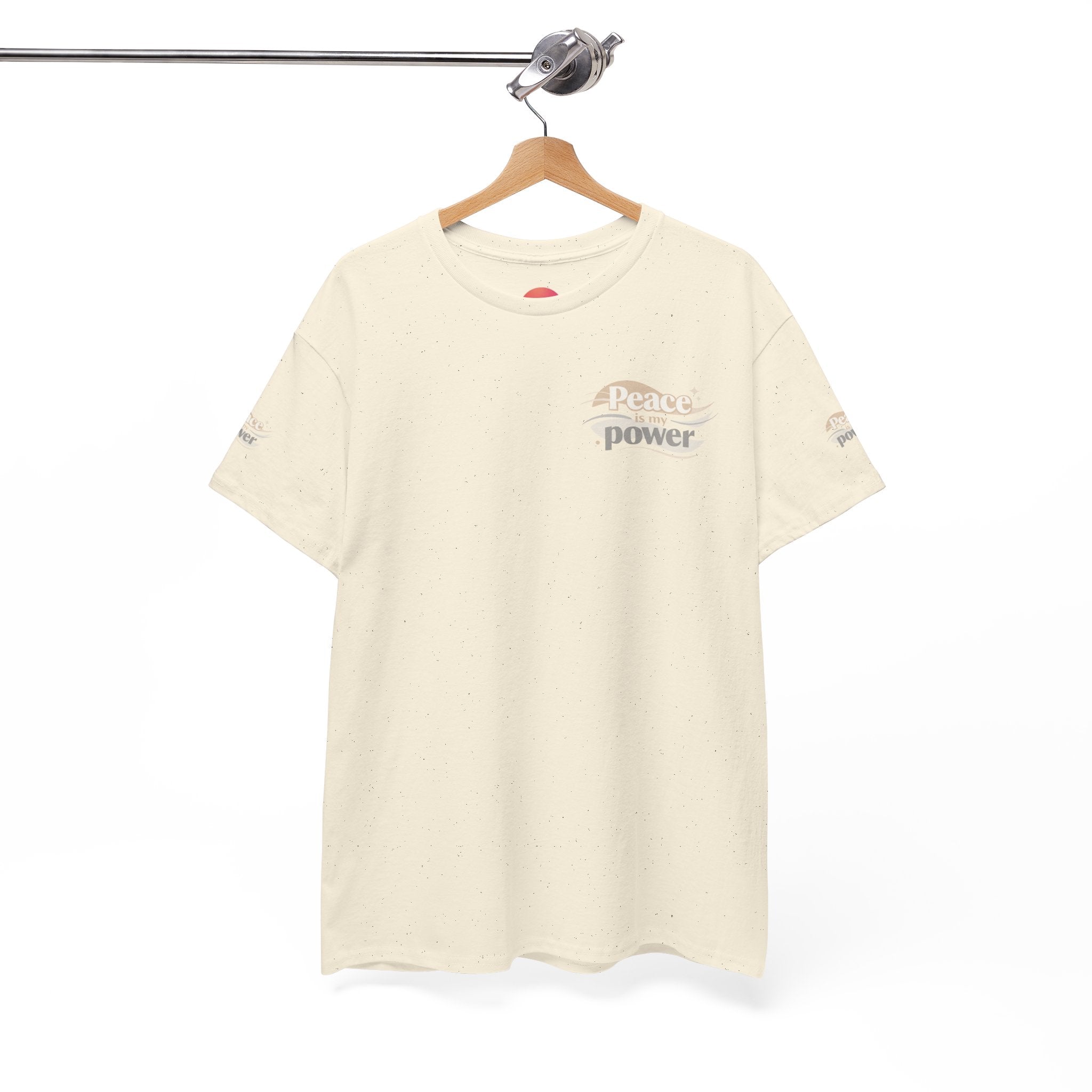 Power Mountain Tee — Minimal Retro Nature Graphic T-Shirt