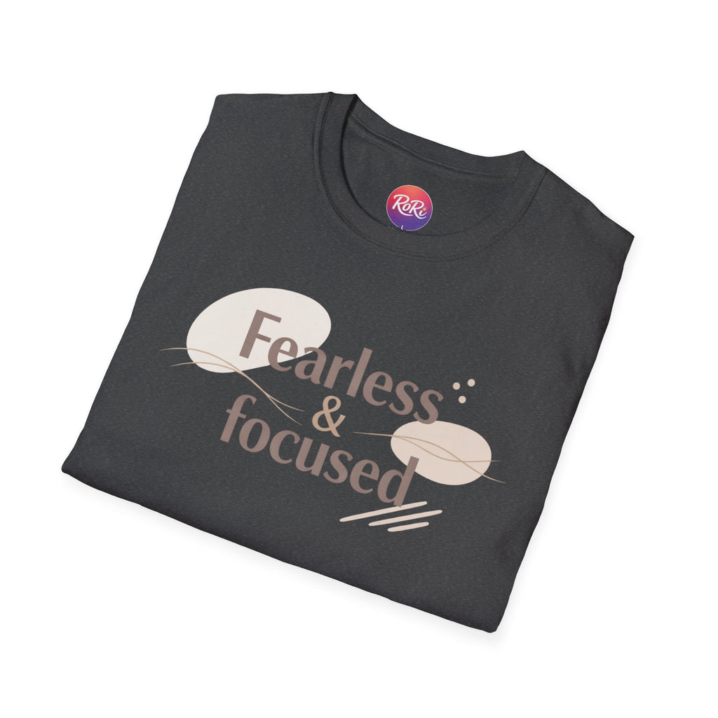 Fearless & Focused Graphic Tee — Motivational Inspirational T-Shirt