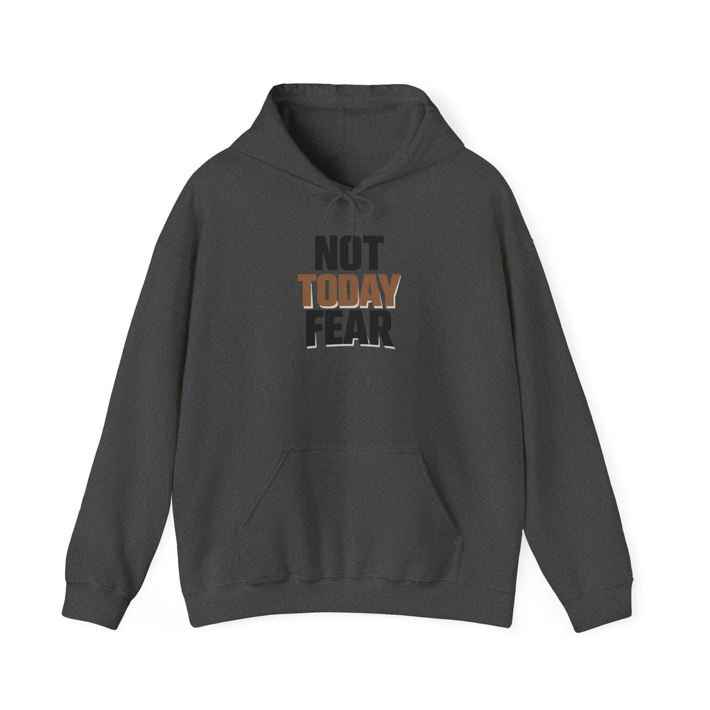 Not Today Fear Hoodie — Inspirational Motivational Pullover