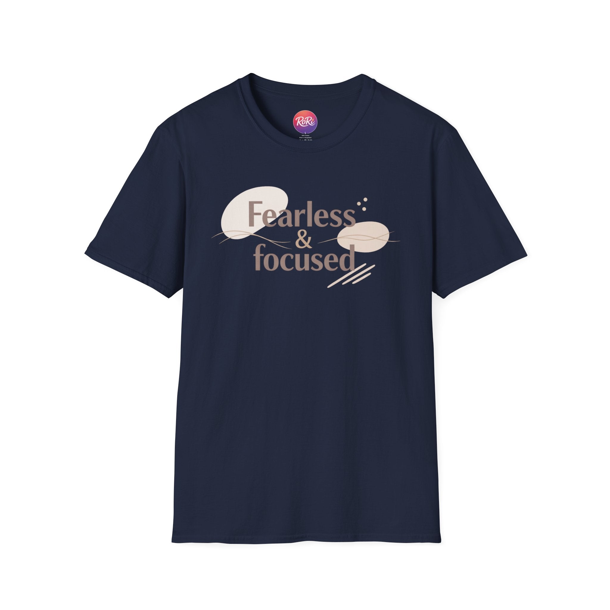 Fearless & Focused Graphic Tee — Motivational Inspirational T-Shirt