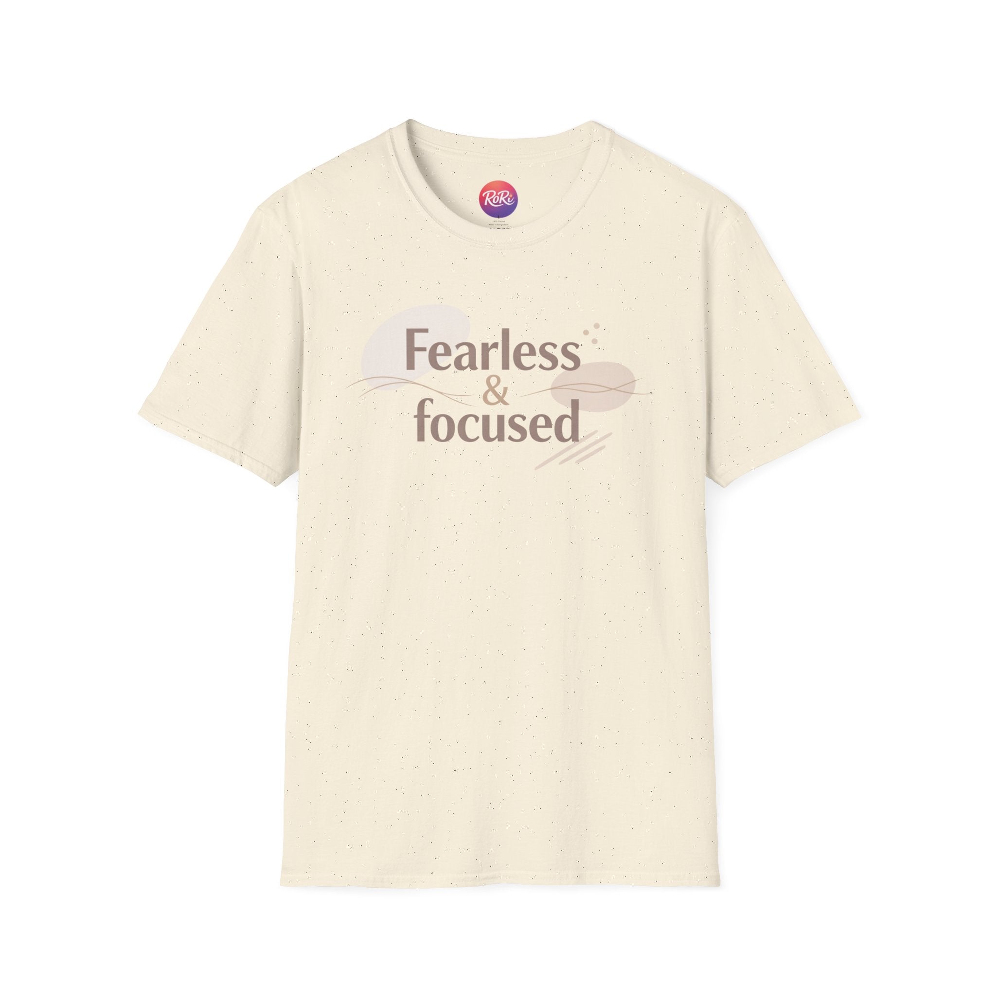Fearless & Focused Graphic Tee — Motivational Inspirational T-Shirt