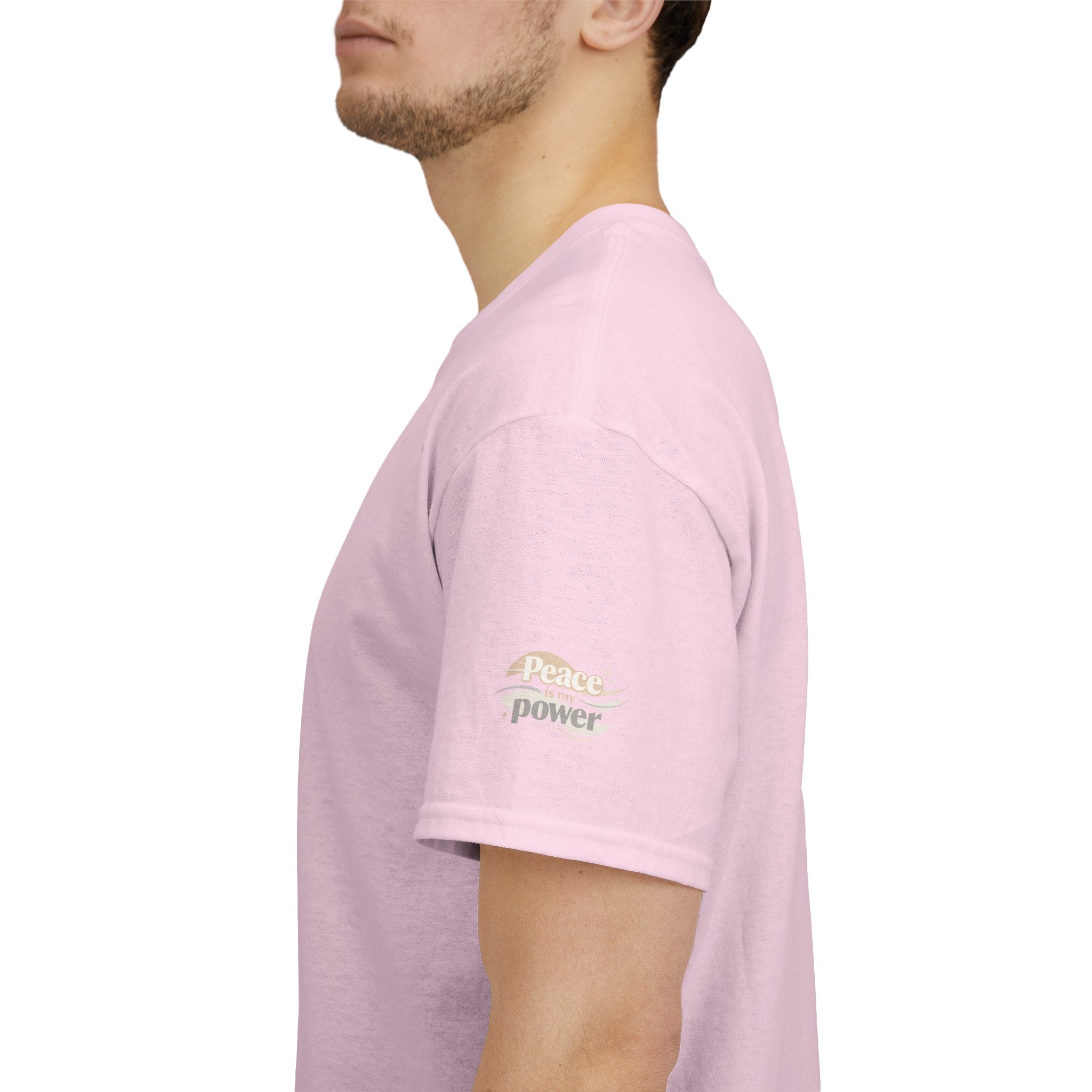 Power Mountain Tee — Minimal Retro Nature Graphic T-Shirt