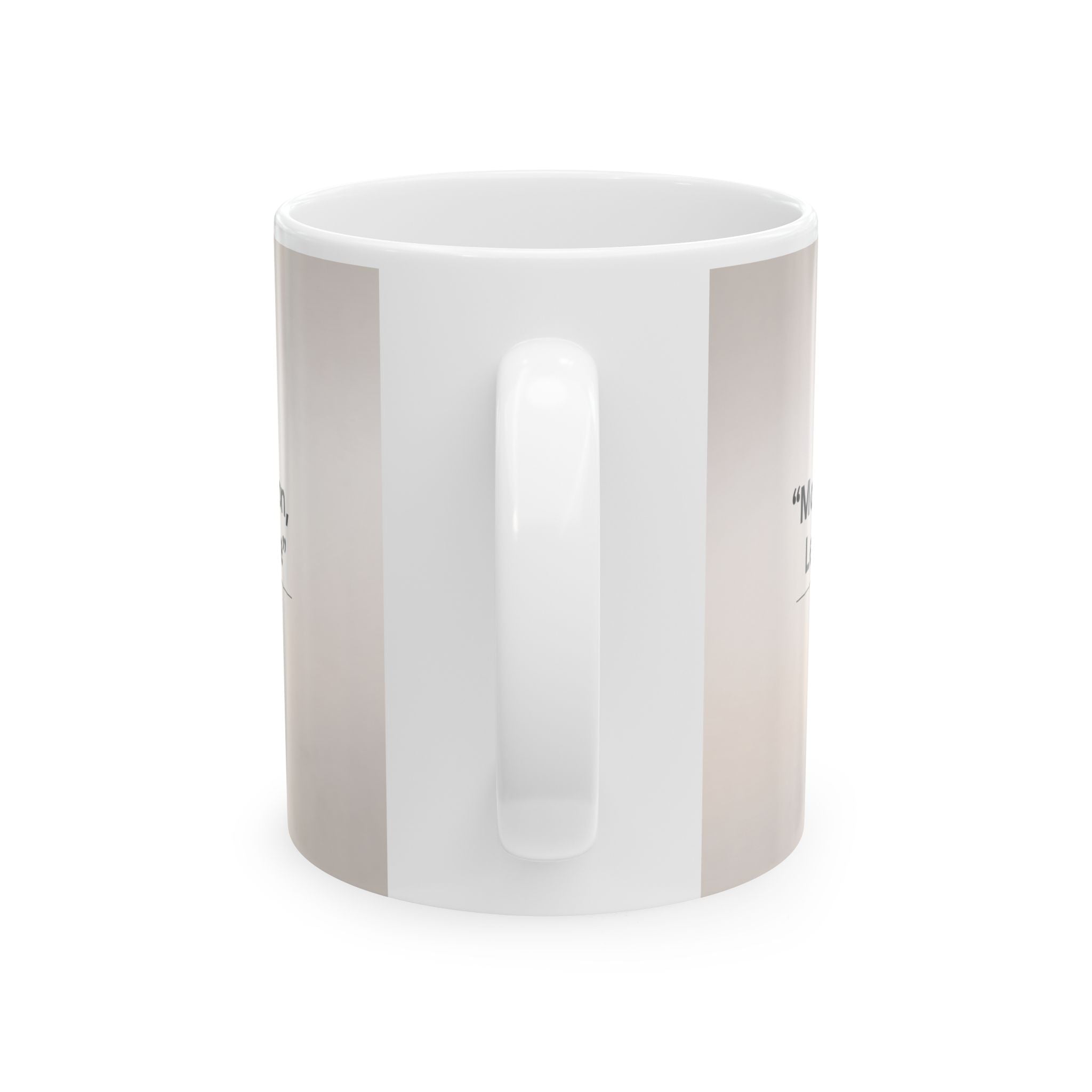 Ceramic Mug — “More Compassion, Less Criticism” Inspirational Coffee Cup I RoRi's Ideas