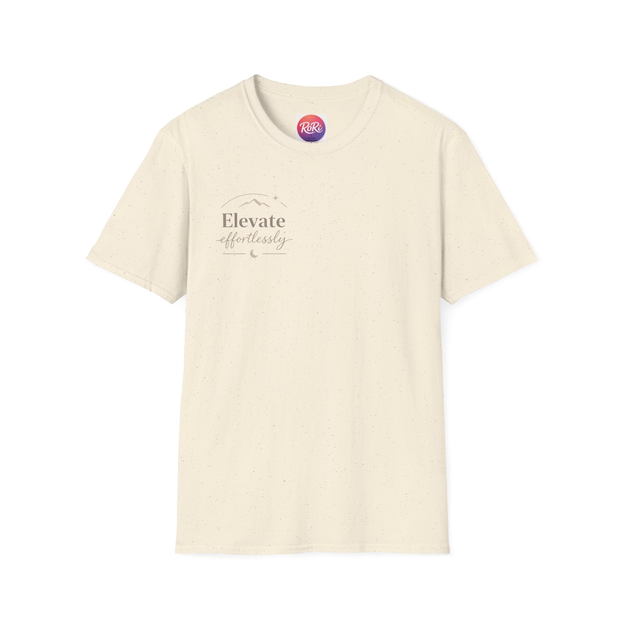T-Shirt — "Elevate Afterwards" Minimalist Script Tee