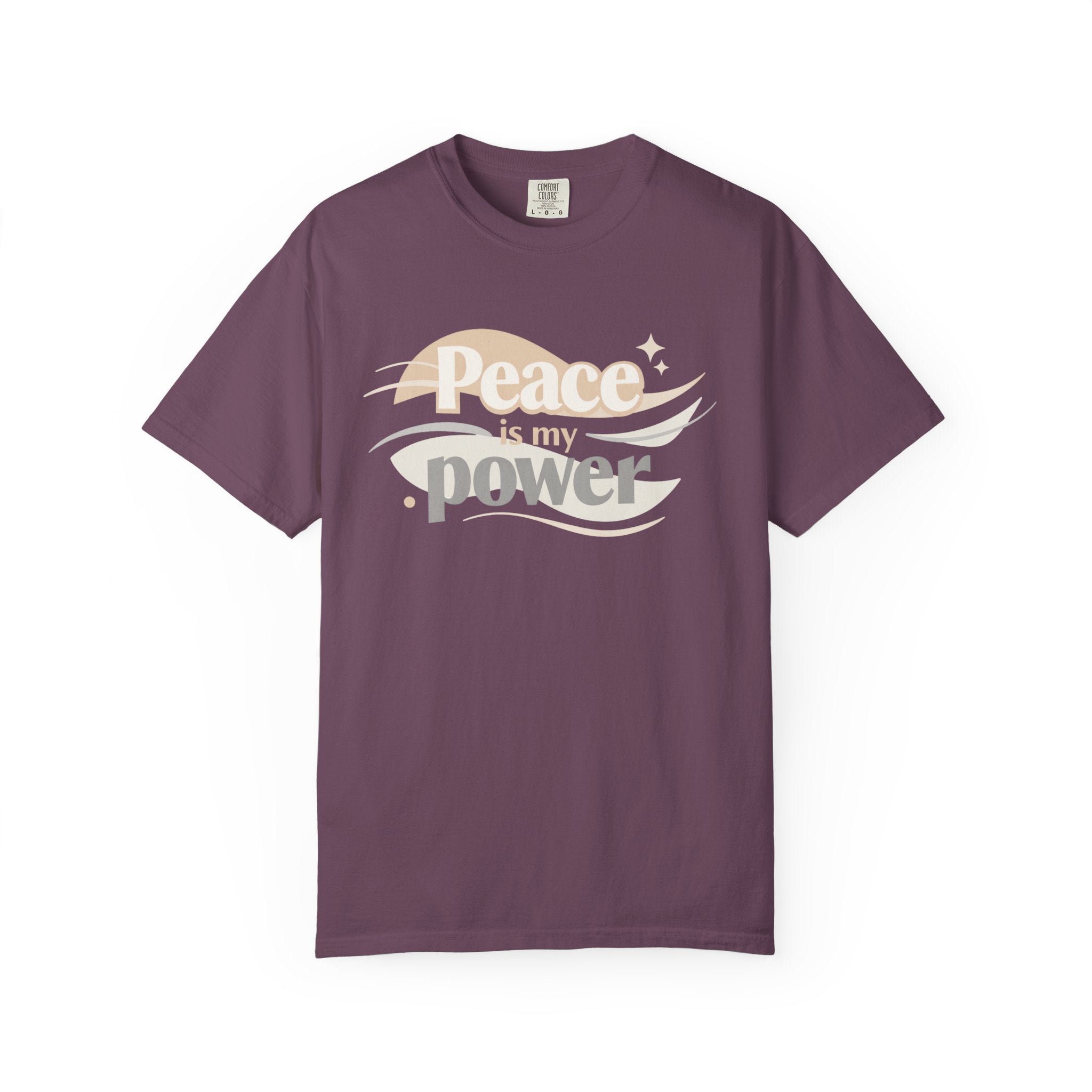 Peace Is My Power T-Shirt — Retro Peace Vibes Tee | RoRi’s Ideas