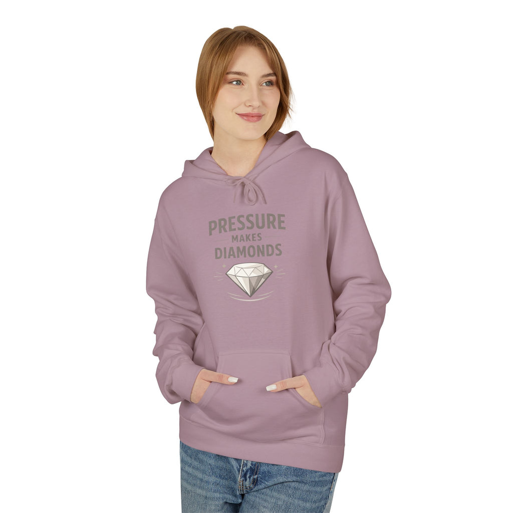 Pressure Makes Diamonds Hoodie — Inspirational Graphic Pullover | RoRi’s Ideas