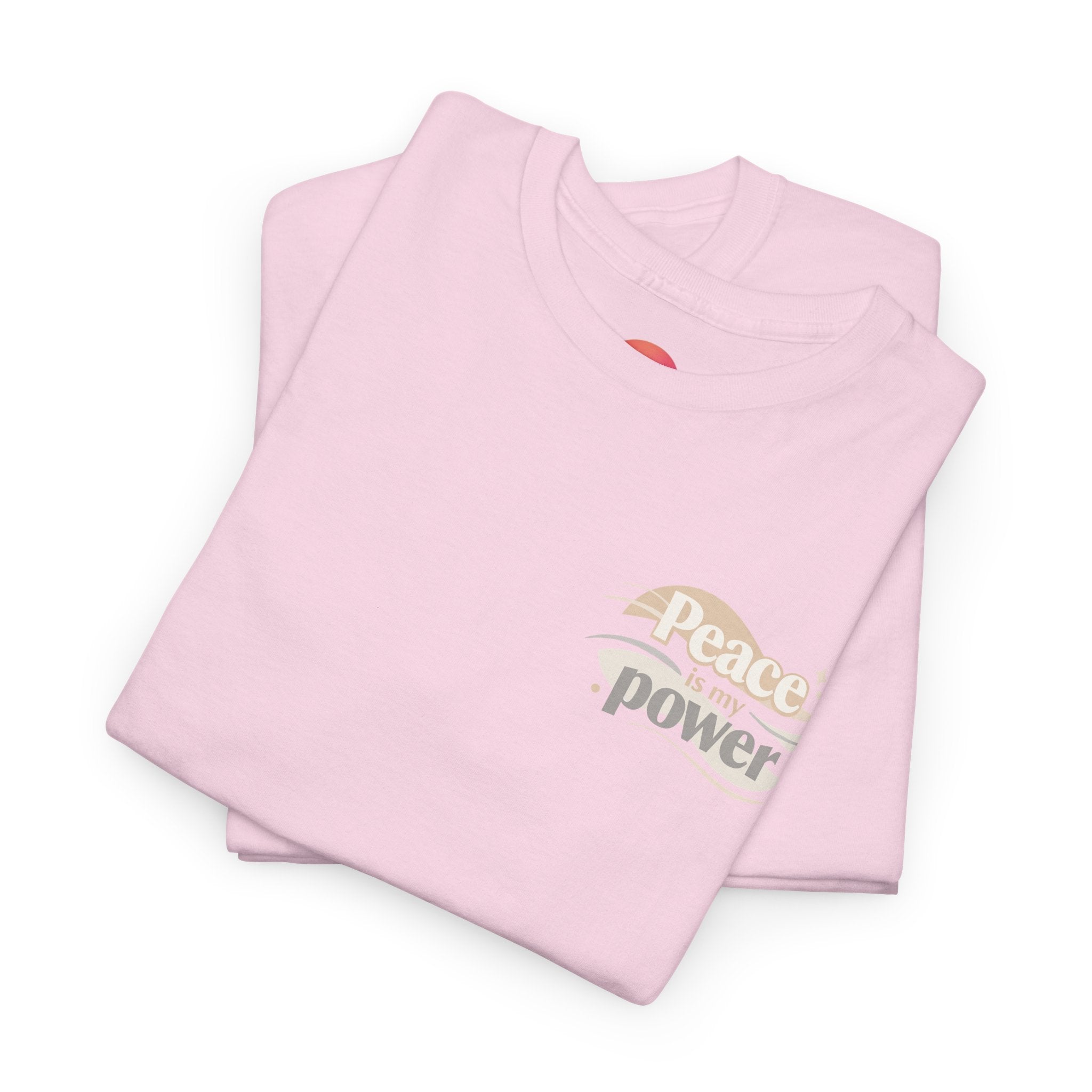 Power Mountain Tee — Minimal Retro Nature Graphic T-Shirt