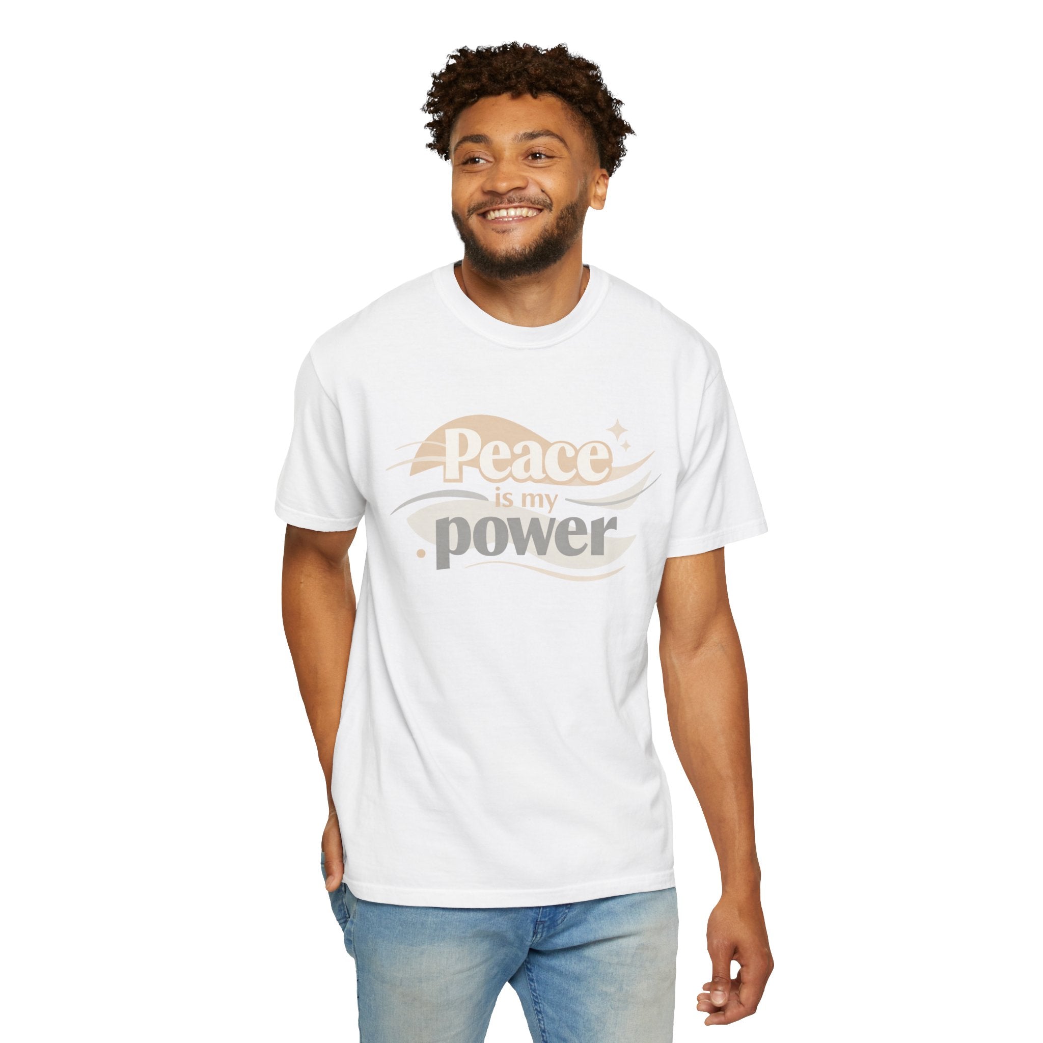Peace Is My Power T-Shirt — Retro Peace Vibes Tee | RoRi’s Ideas