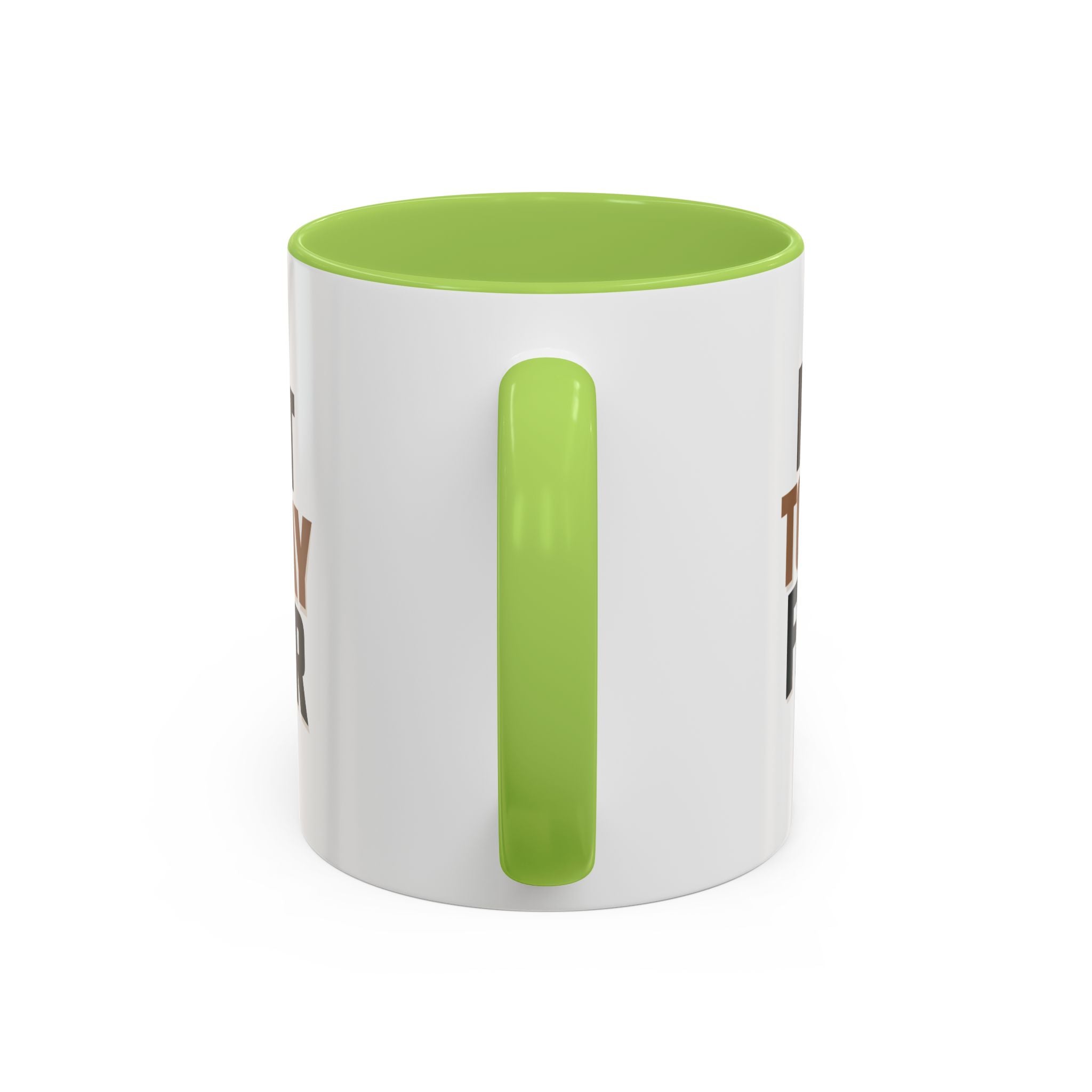 Not Today Fear Accent Coffee Mug — Motivational 11/15oz Ceramic Mug