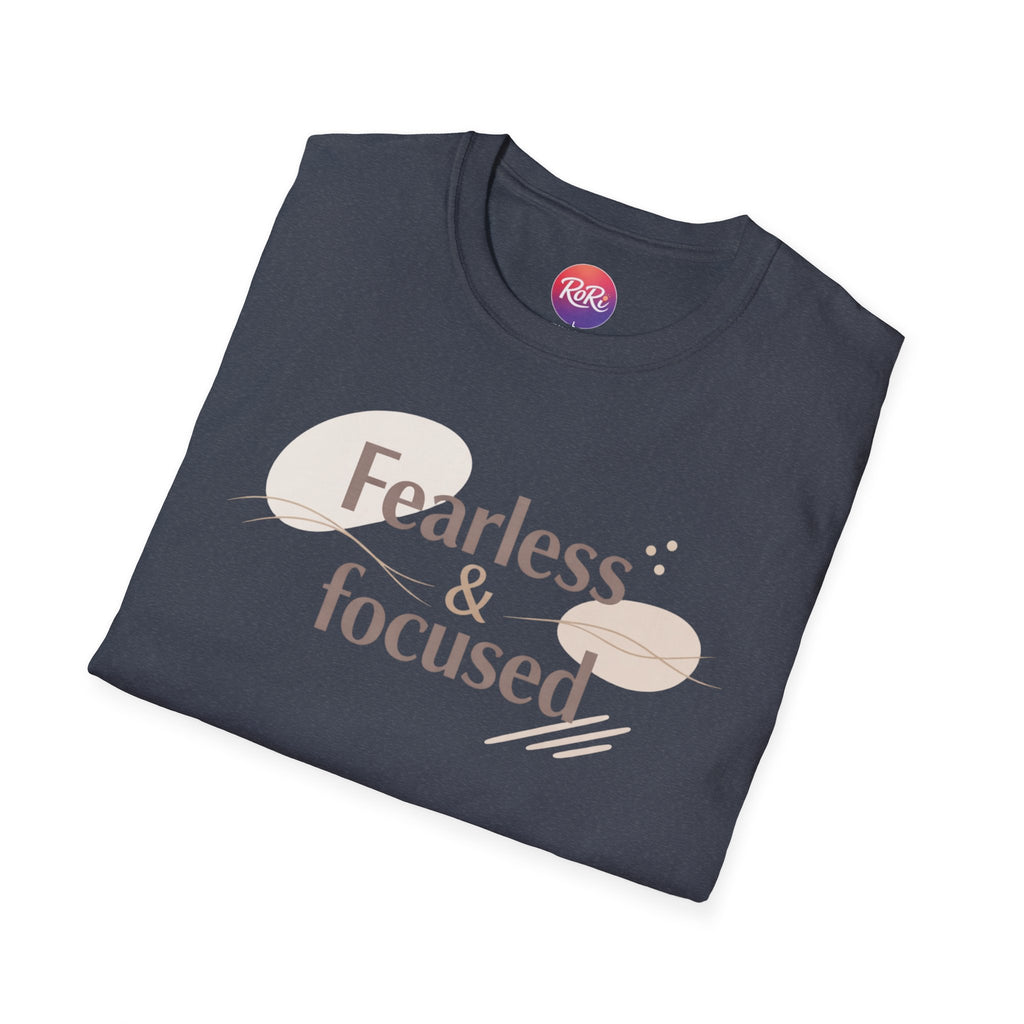 Fearless & Focused Graphic Tee — Motivational Inspirational T-Shirt