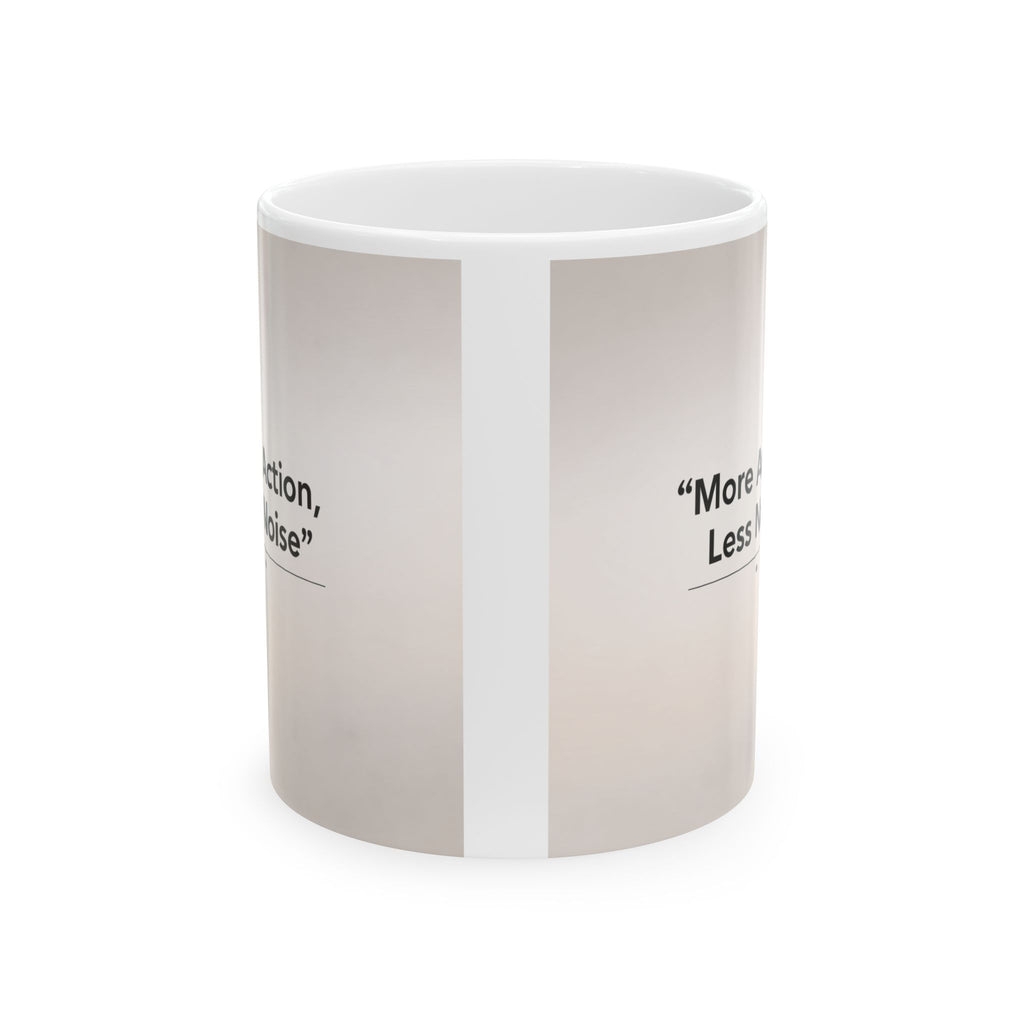 Ceramic Mug — “More Compassion, Less Criticism” Inspirational Coffee Cup I RoRi's Ideas