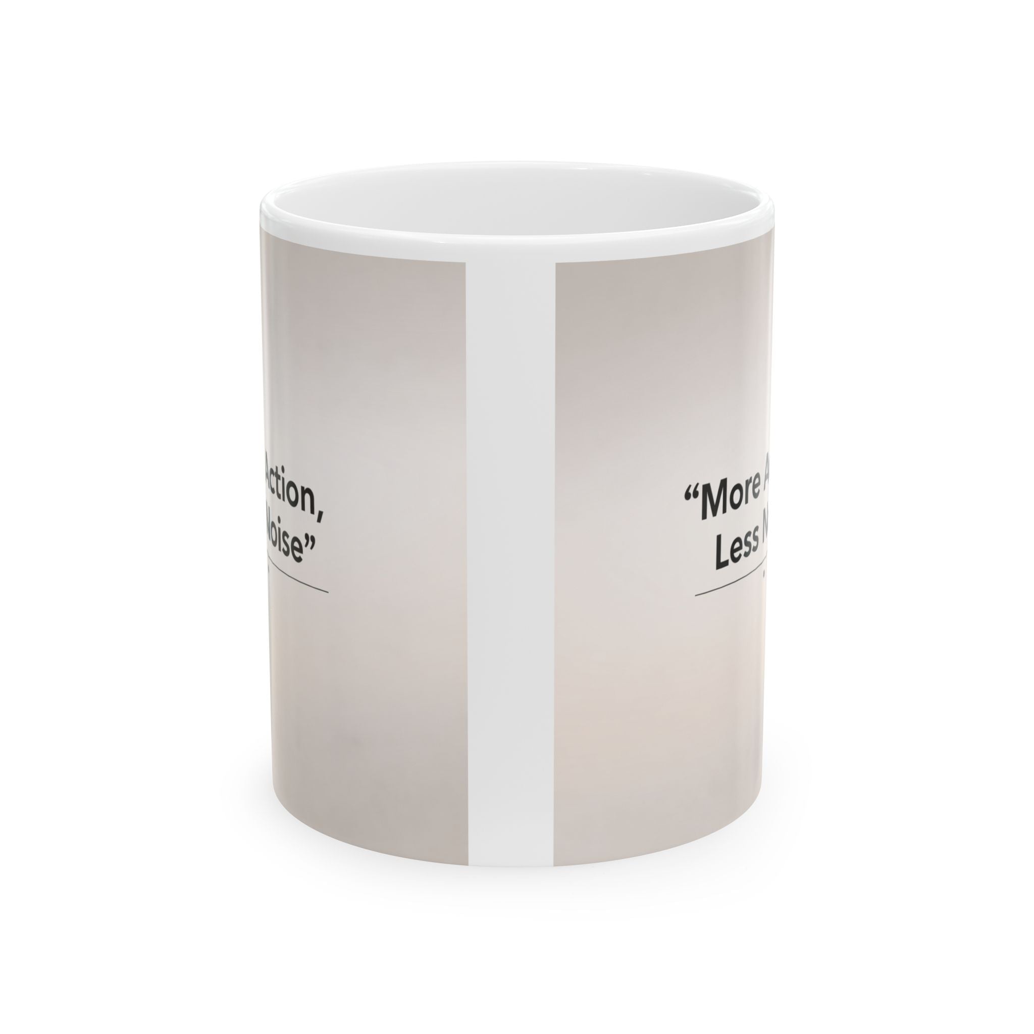 Ceramic Mug — “More Compassion, Less Criticism” Inspirational Coffee Cup I RoRi's Ideas
