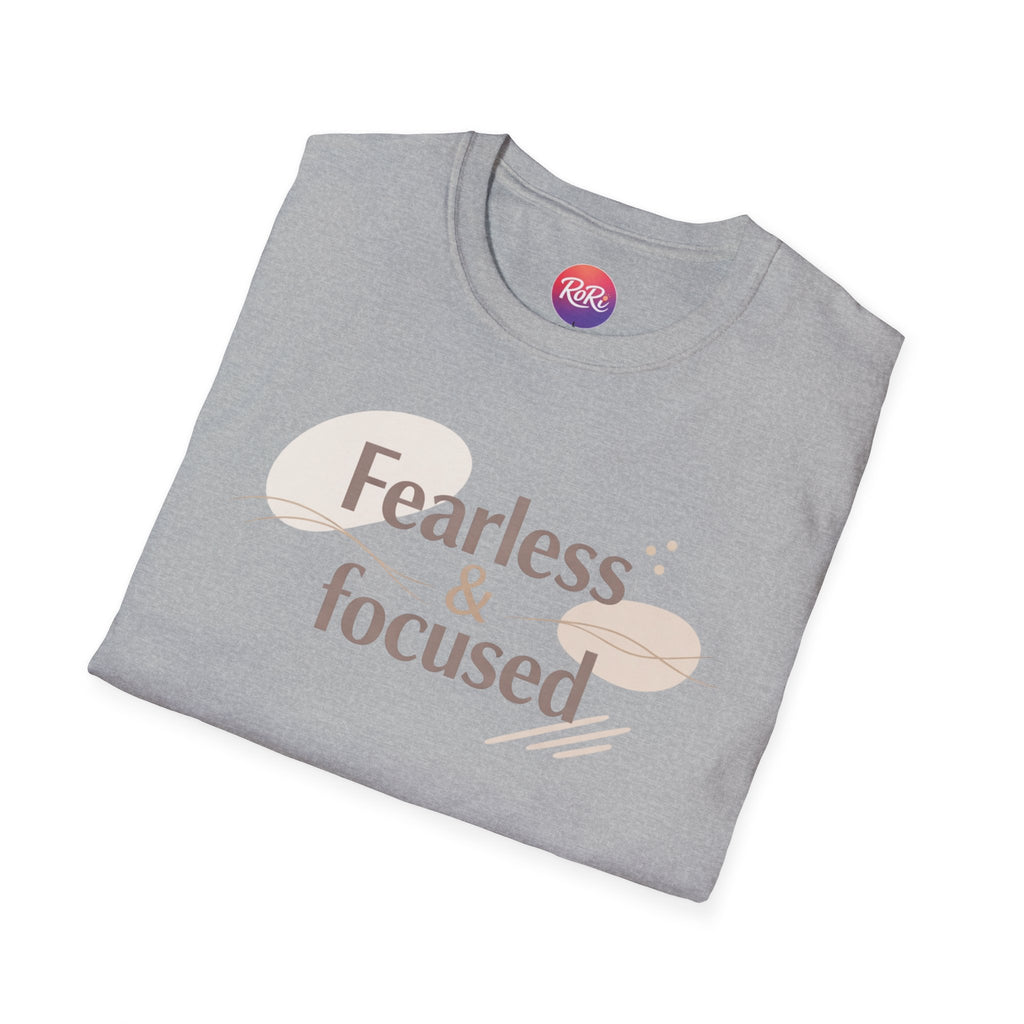 Fearless & Focused Graphic Tee — Motivational Inspirational T-Shirt