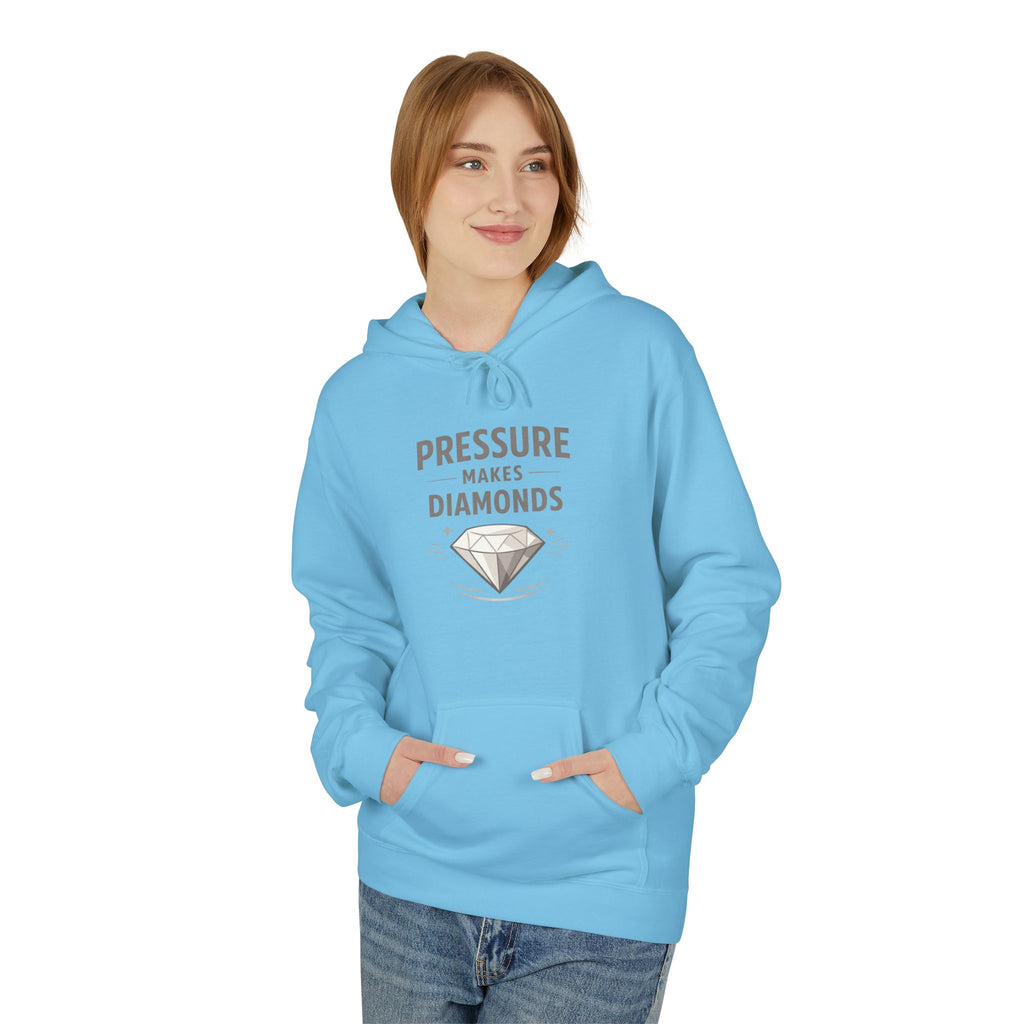 Pressure Makes Diamonds Hoodie — Inspirational Graphic Pullover | RoRi’s Ideas