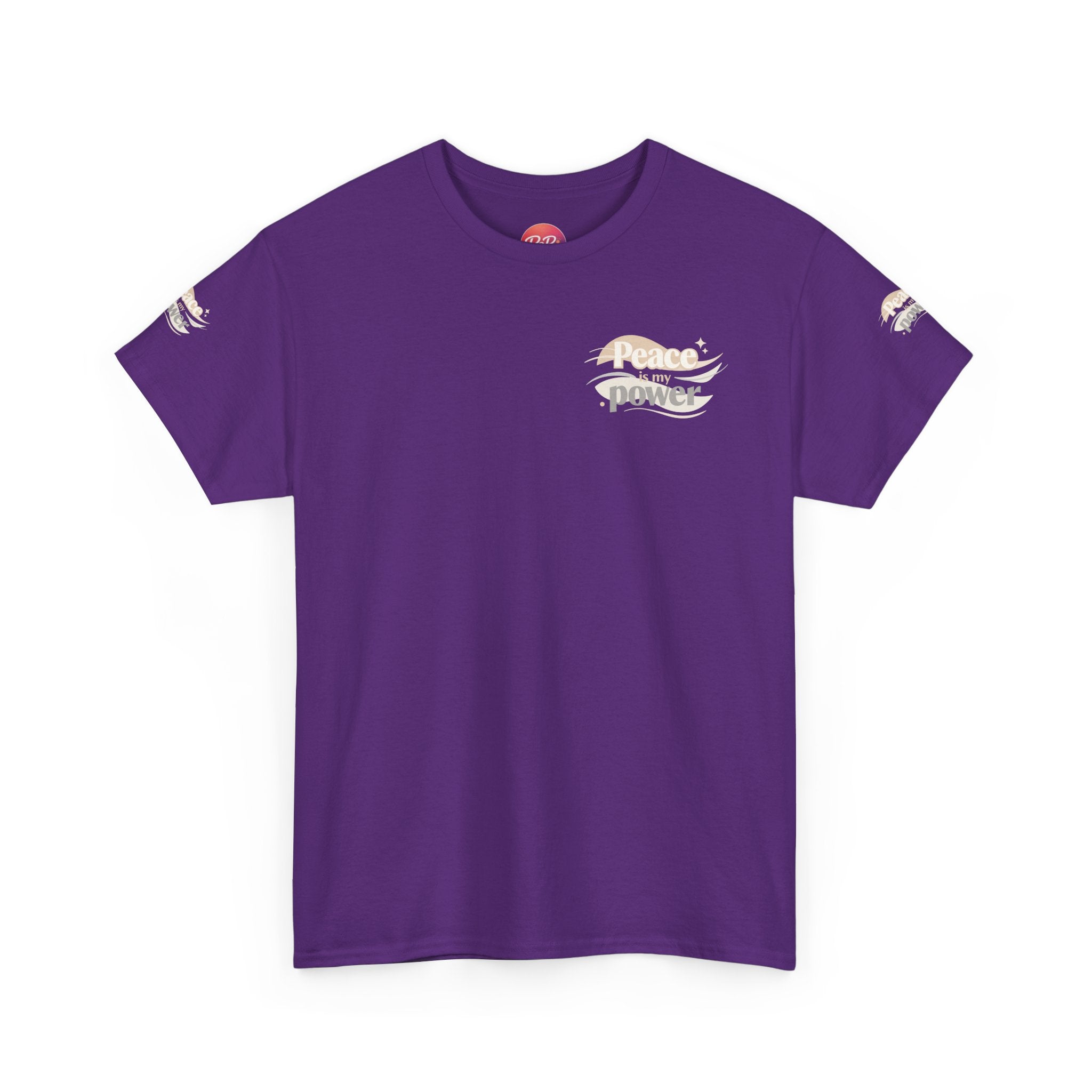 Power Mountain Tee — Minimal Retro Nature Graphic T-Shirt