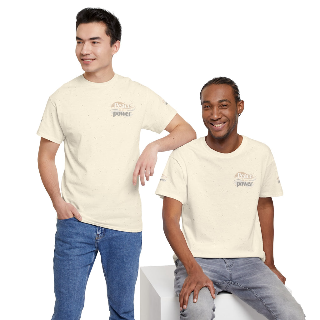 Power Mountain Tee — Minimal Retro Nature Graphic T-Shirt