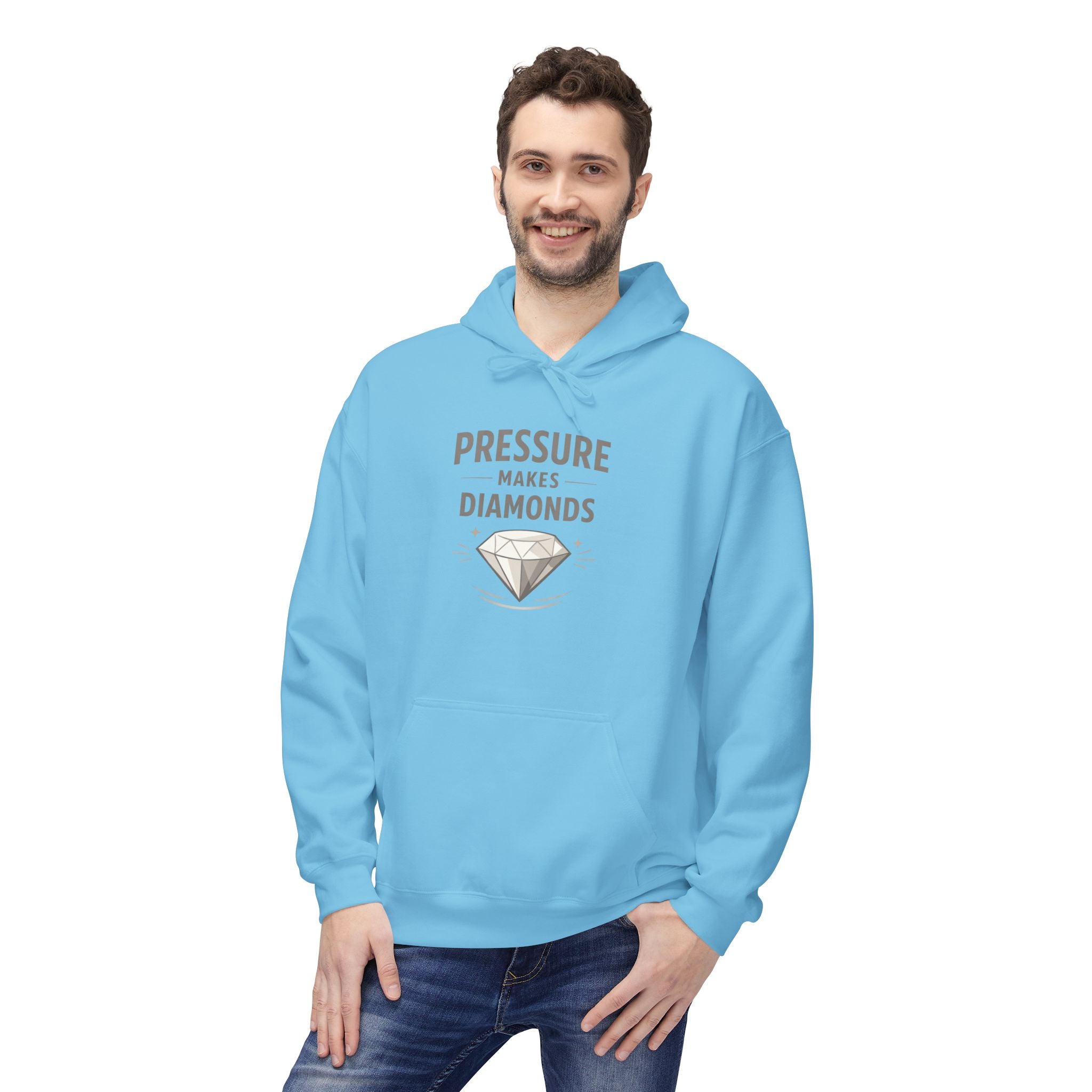 Pressure Makes Diamonds Hoodie — Inspirational Graphic Pullover | RoRi’s Ideas
