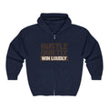 Hustle Quietly Win Loudly Zip Hoodie