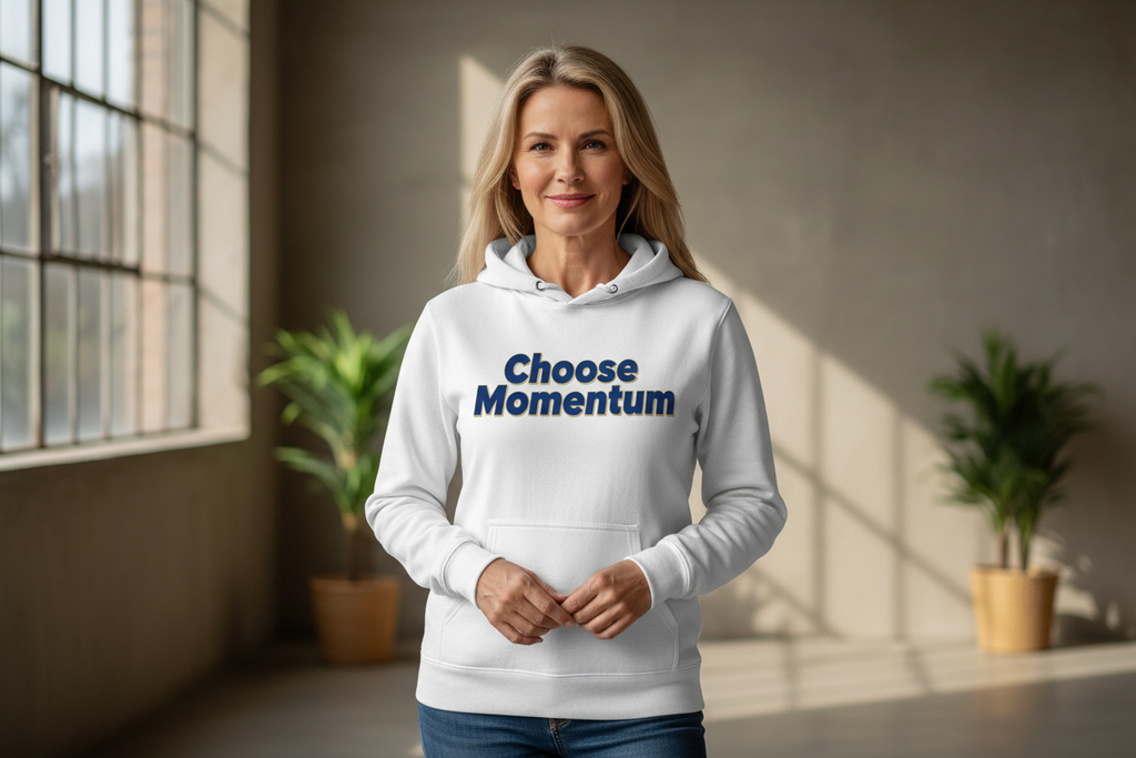 Choose Momentum Crewneck Sweatshirt — Motivational Casual Sweatshirt I Ror