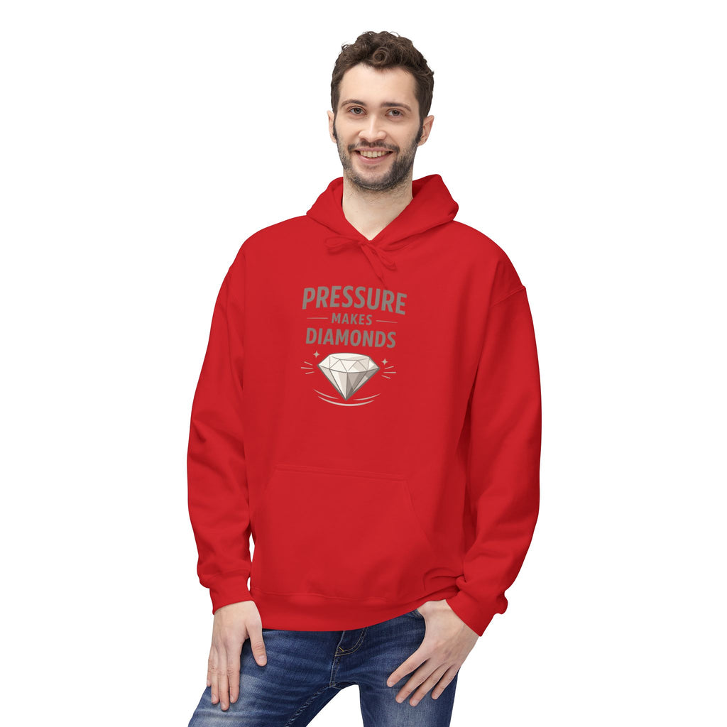 Pressure Makes Diamonds Hoodie — Inspirational Graphic Pullover | RoRi’s Ideas