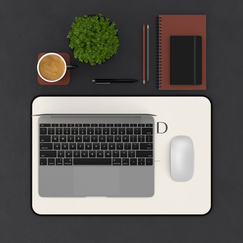 Calm Mind Bold Moves Desk Mat — Minimalist Motivational Desk Pad I RoRi's Ideas