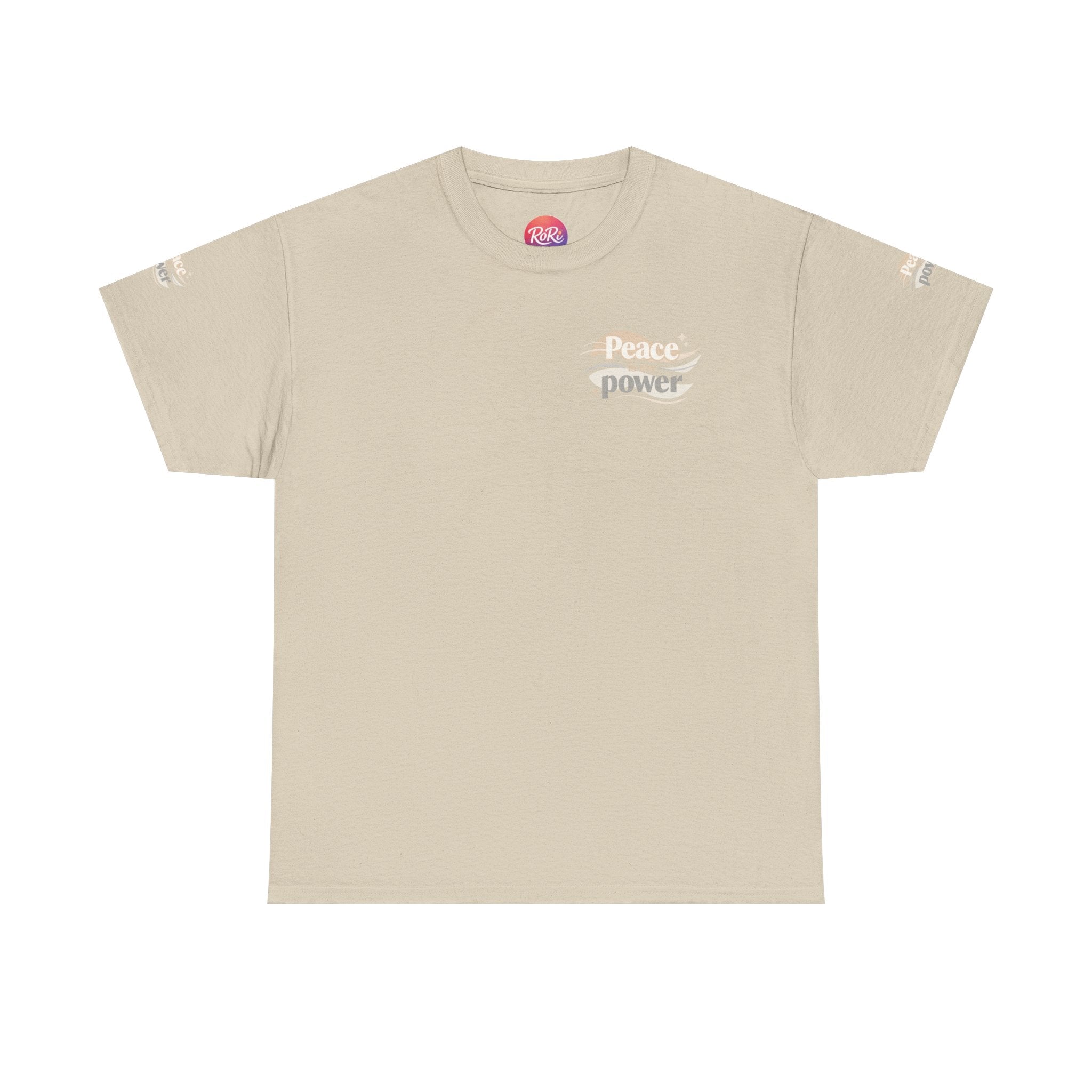 Power Mountain Tee — Minimal Retro Nature Graphic T-Shirt