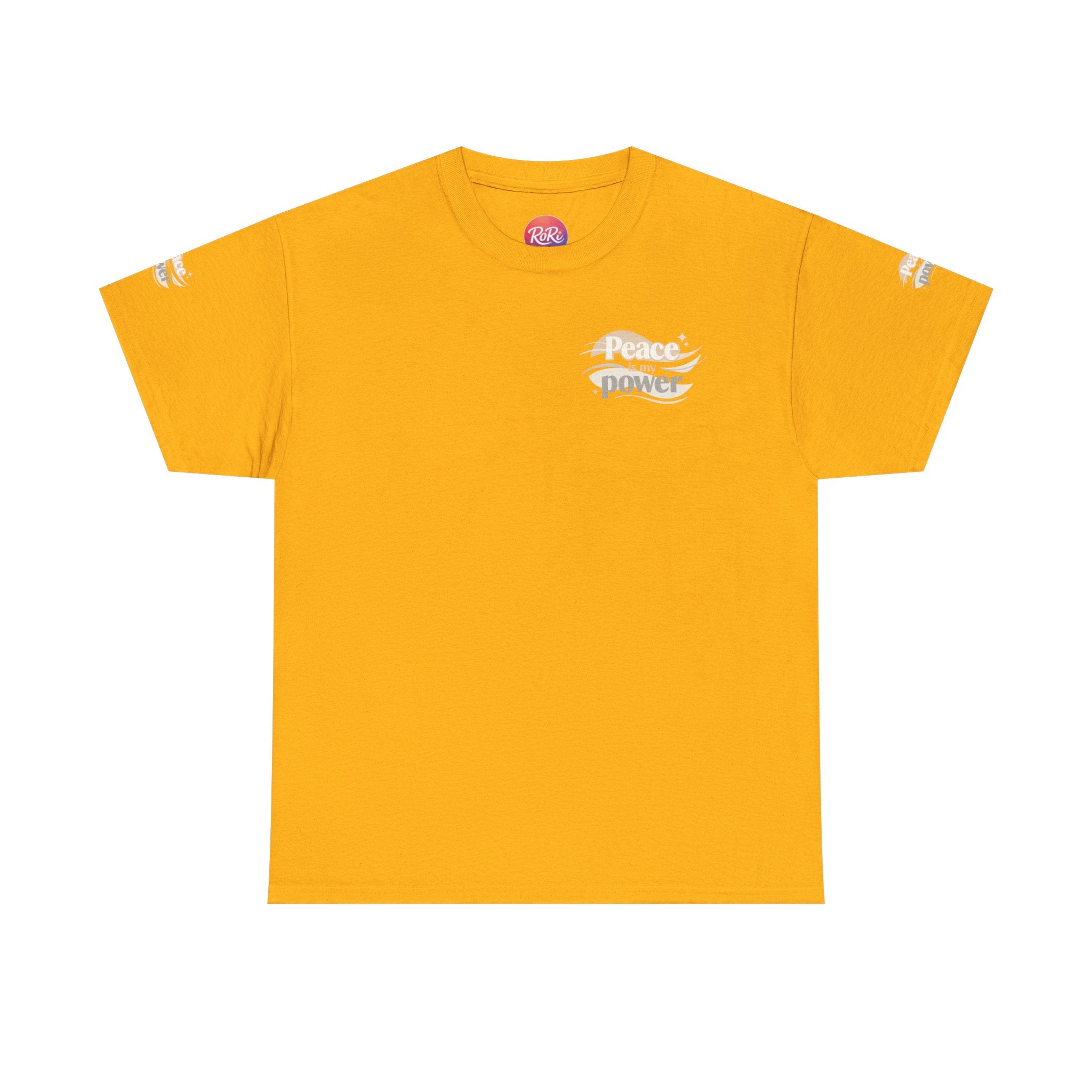Power Mountain Tee — Minimal Retro Nature Graphic T-Shirt