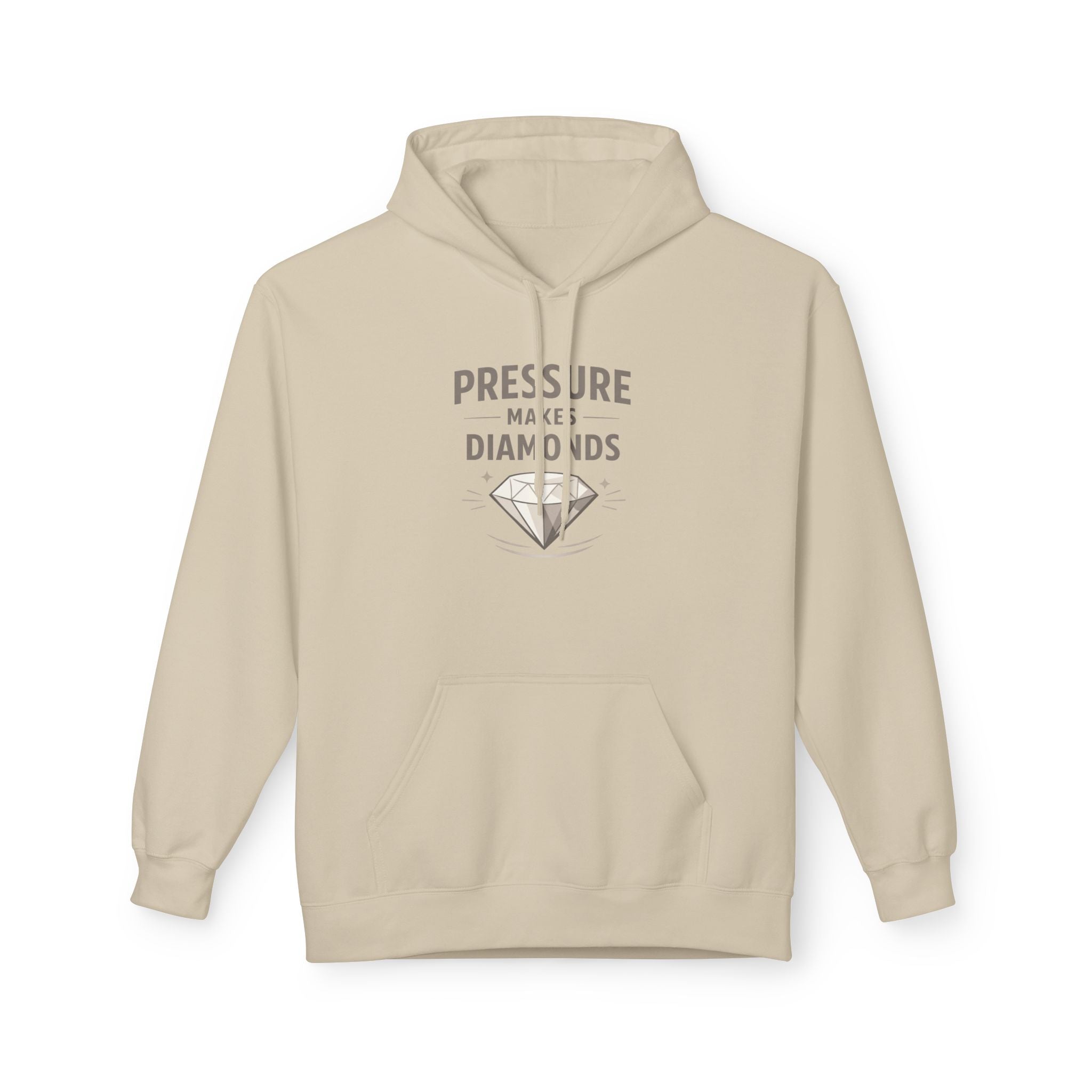 Pressure Makes Diamonds Hoodie — Inspirational Graphic Pullover | RoRi’s Ideas