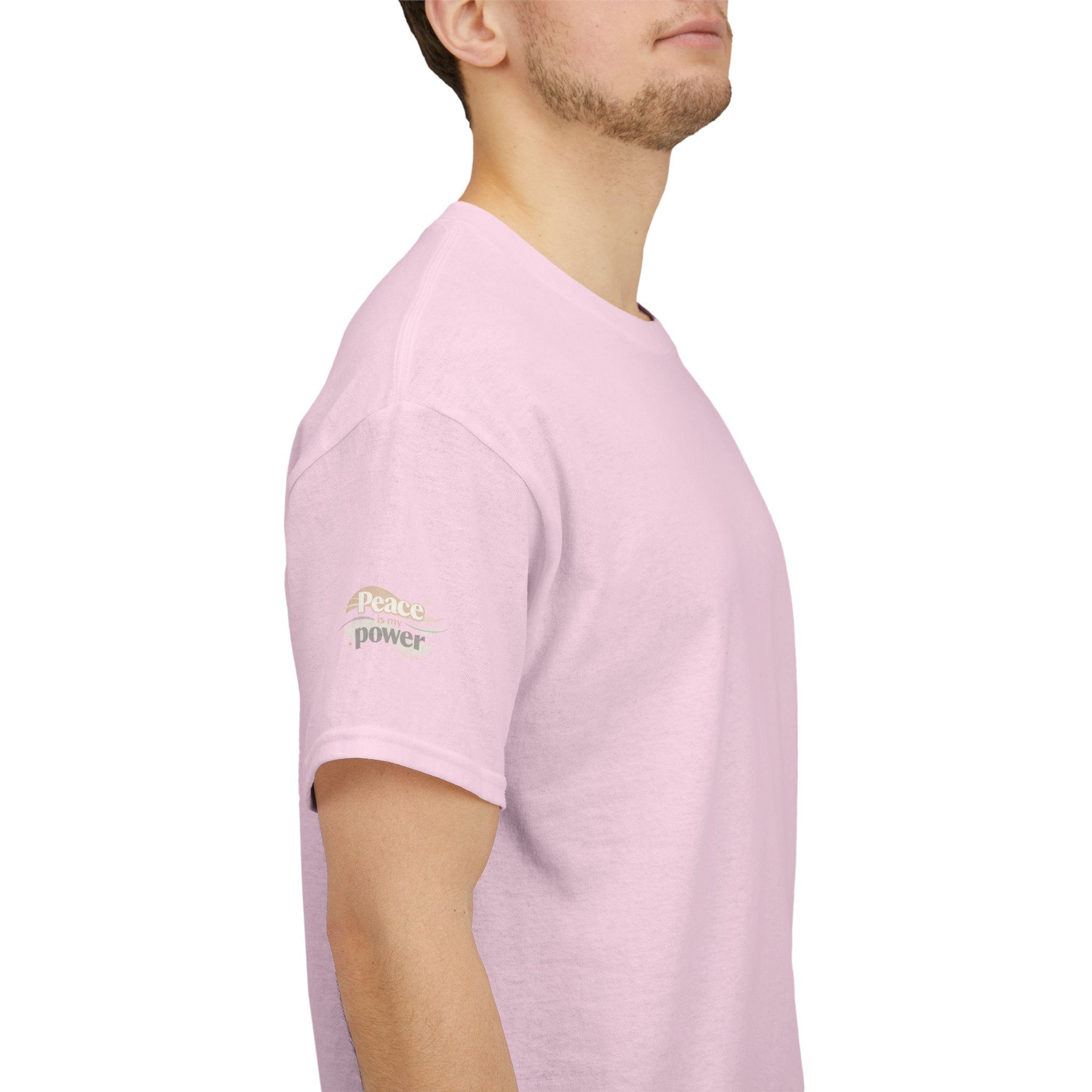 Power Mountain Tee — Minimal Retro Nature Graphic T-Shirt