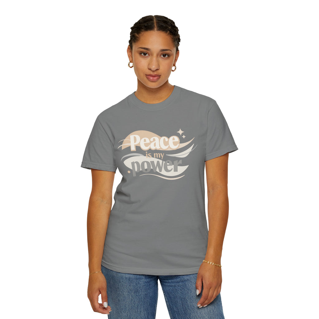 Peace Is My Power T-Shirt — Retro Peace Vibes Tee | RoRi’s Ideas