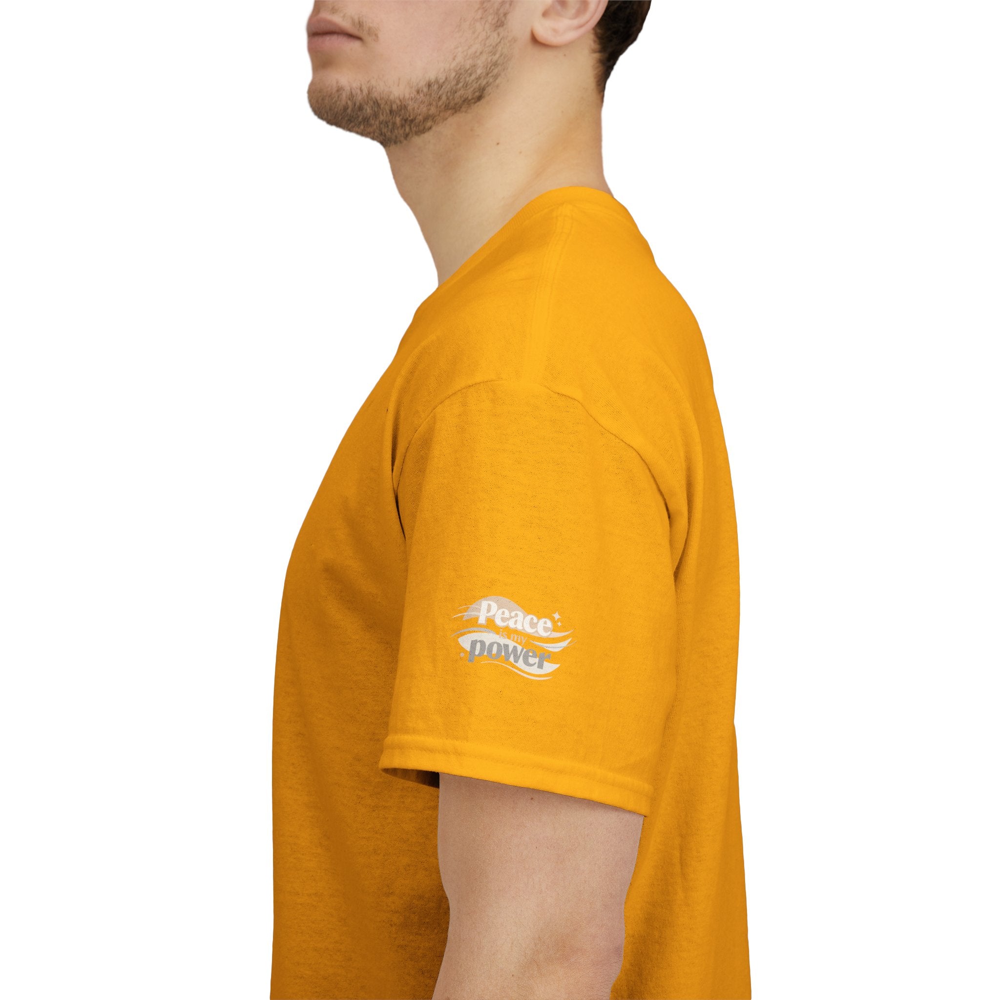Power Mountain Tee — Minimal Retro Nature Graphic T-Shirt