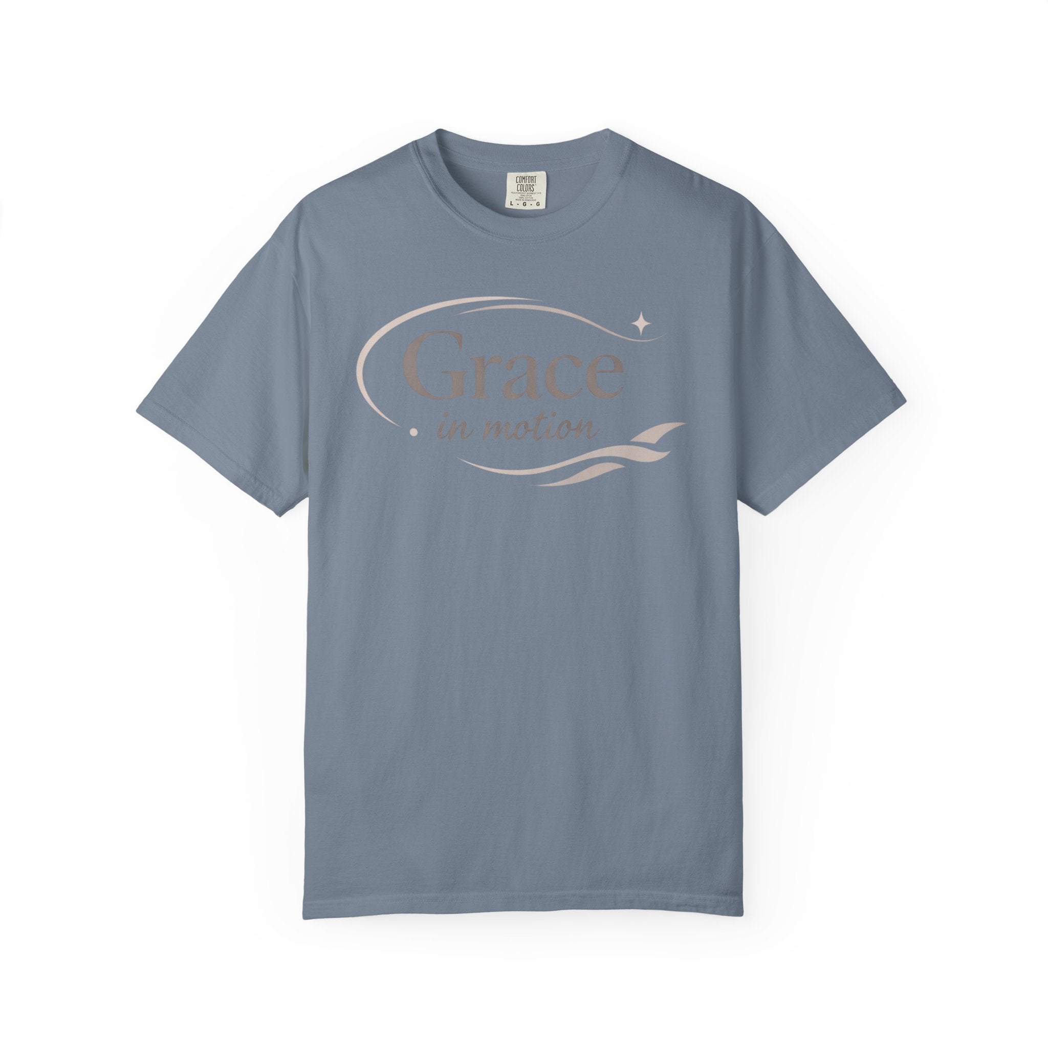 Grace in Motion T-Shirt — "Flow, don’t force" Inspirational Graphic Tee